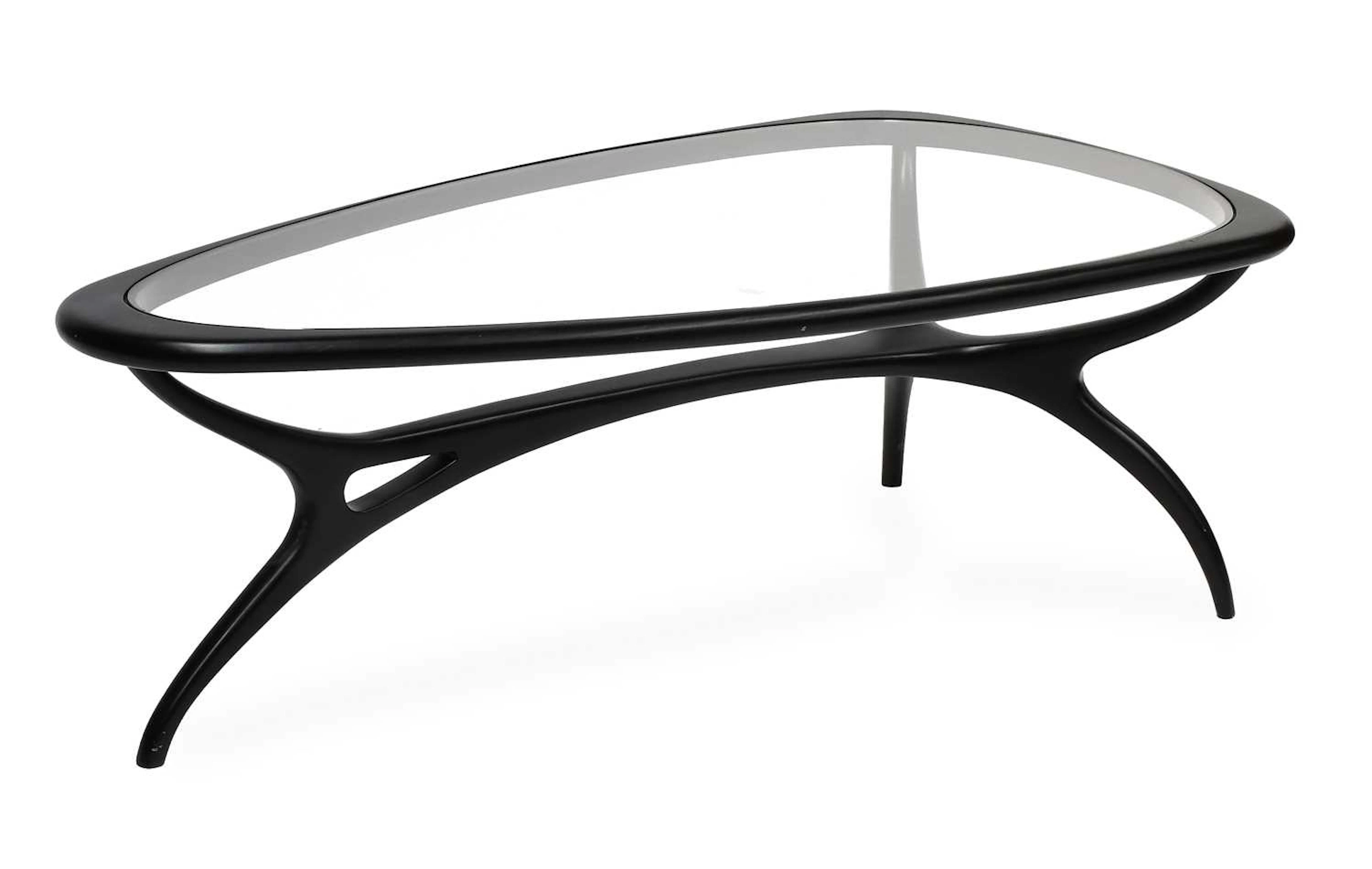 A Mid-century Coffee Table, designed by Giuseppe Scapinelli