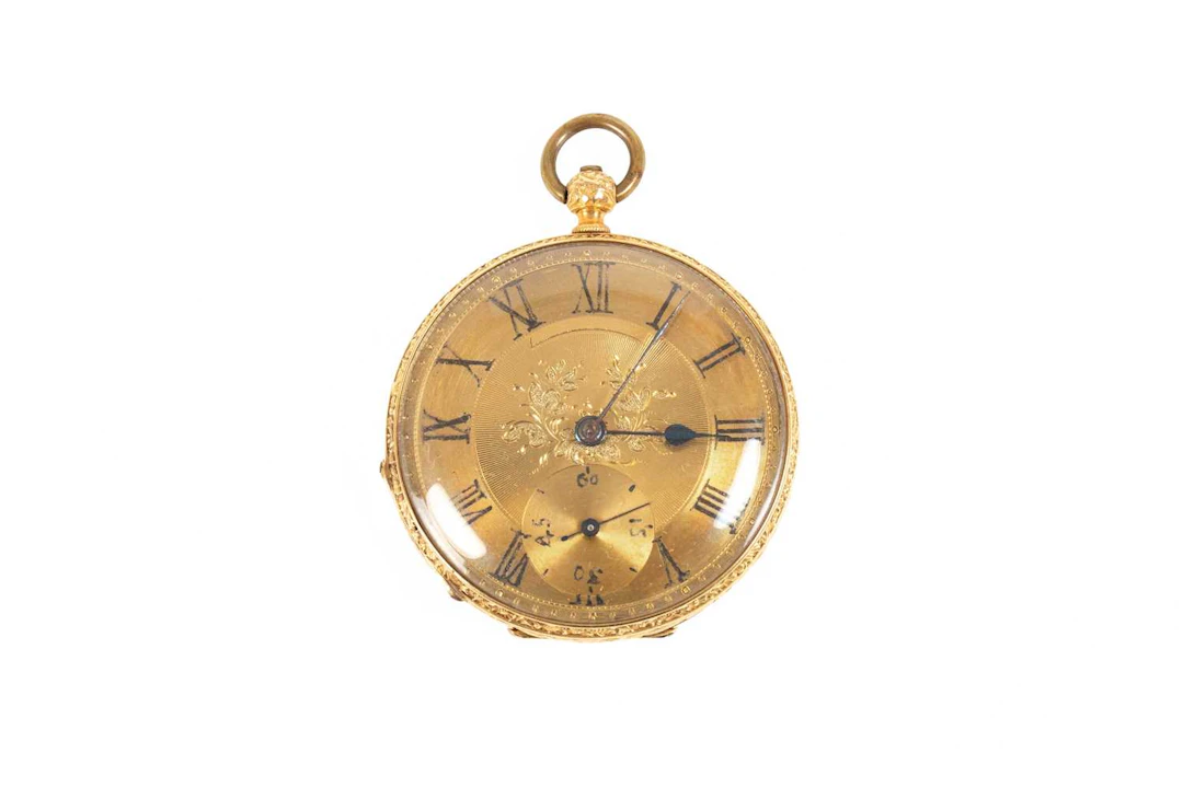 A Lady's 18 Carat Gold Fob Watch, circa 1880