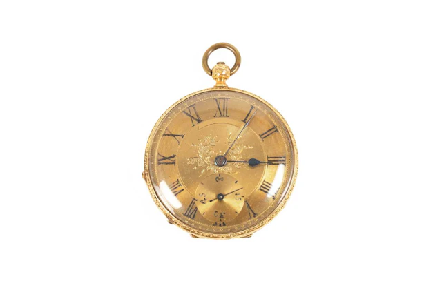 A Lady's 18 Carat Gold Fob Watch, circa 1880