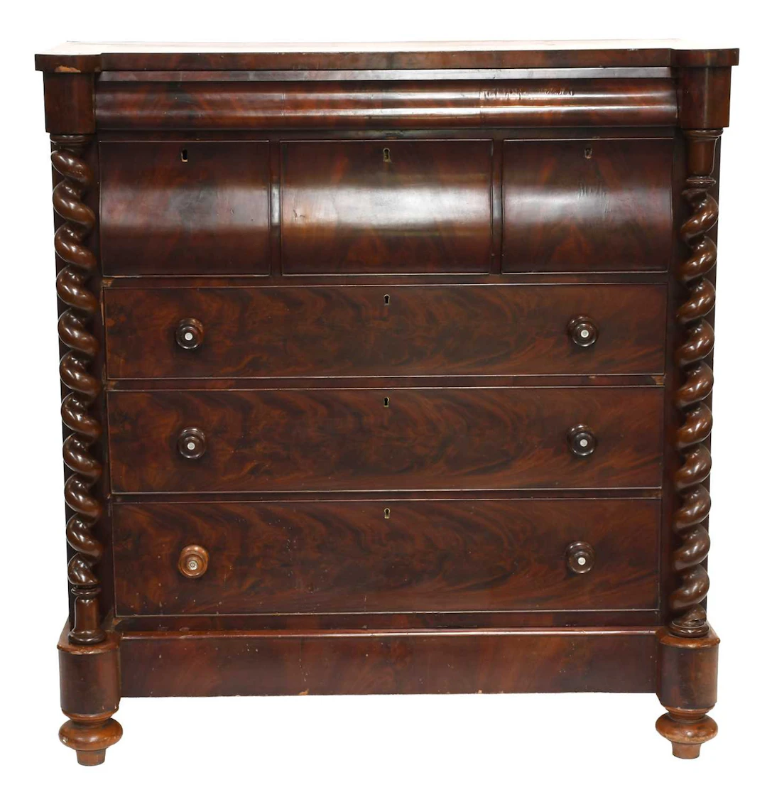 A Victorian Mahogany Scotch Chest