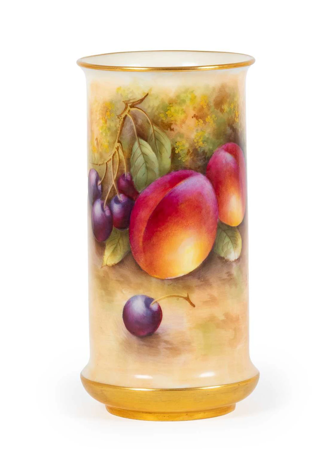 A Royal Worcester Porcelain Vase, by Edward Townsend, 1937