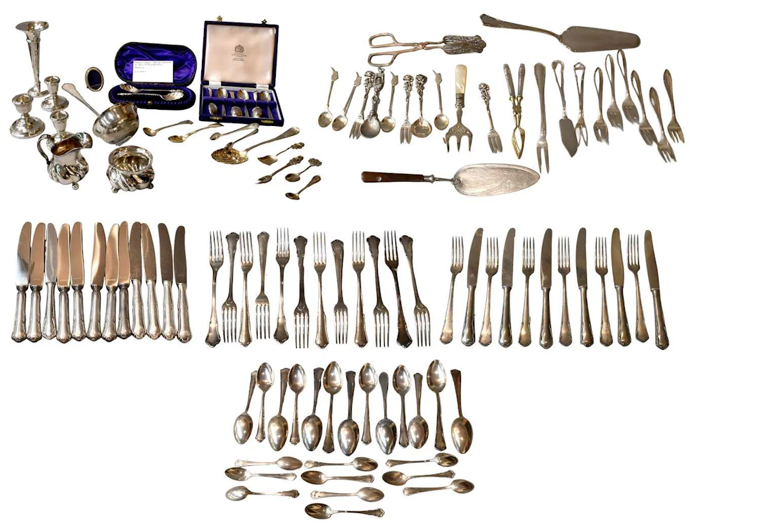 A Collection of Assorted Silver and Silver Plate