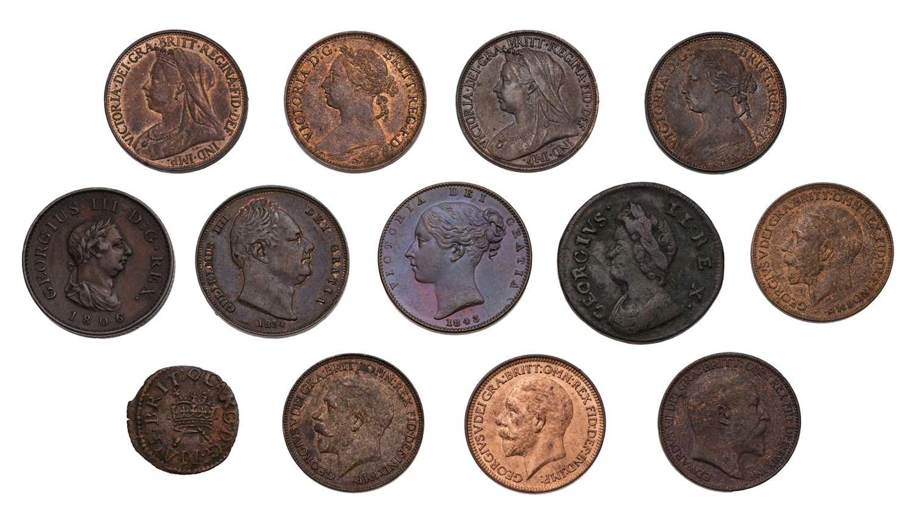 Assorted UK Farthings