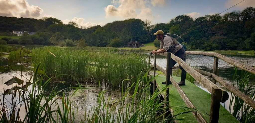 A Day for Two Rods, C&R, at Garnffrwd Park, in Southwest Wales.