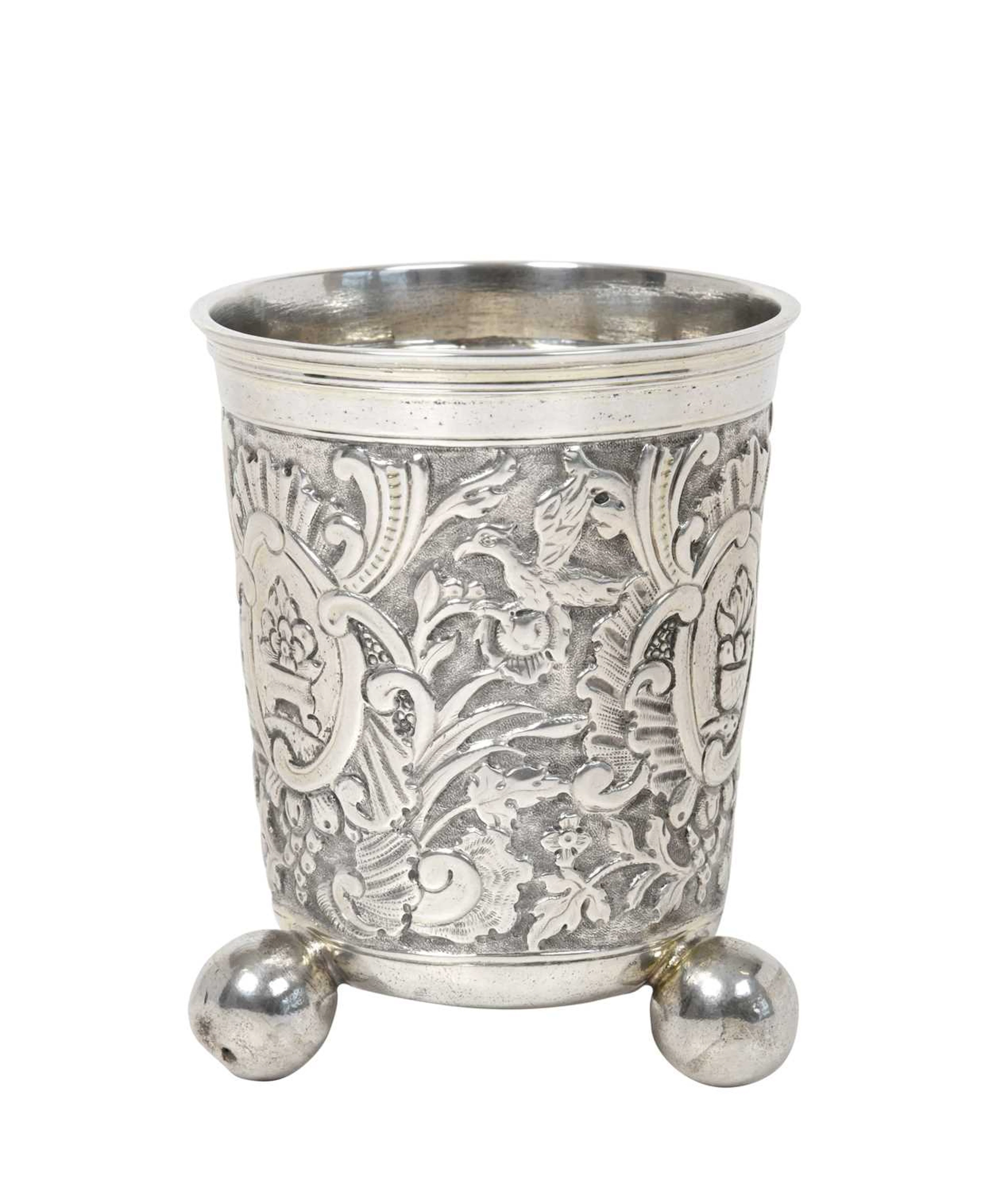 A Russian Silver Beaker With Cyrillic Maker's Mark Only, Second Half