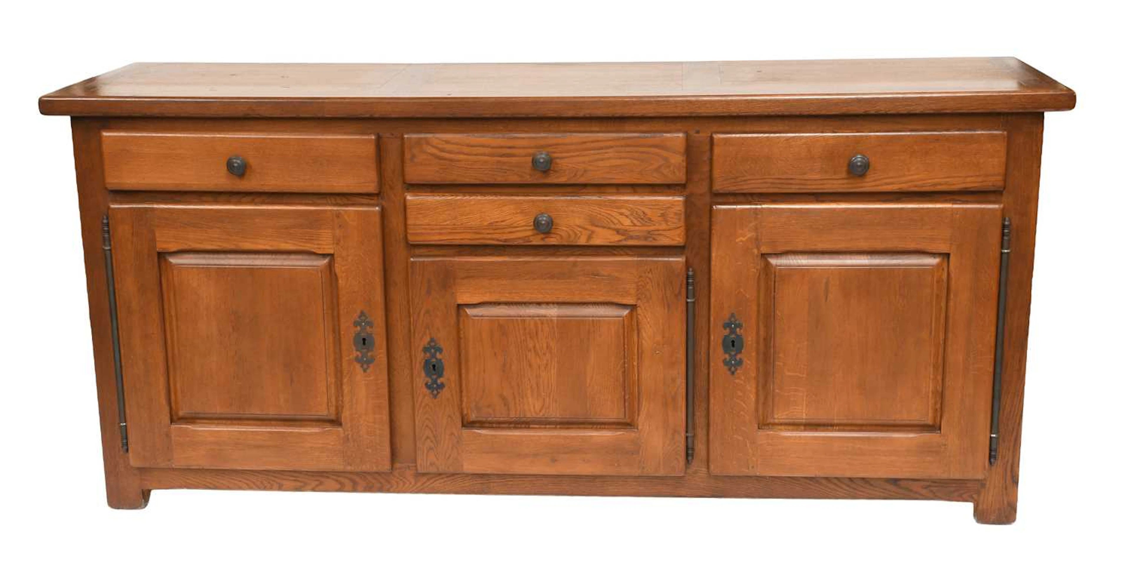 A Modern Oak Sideboard