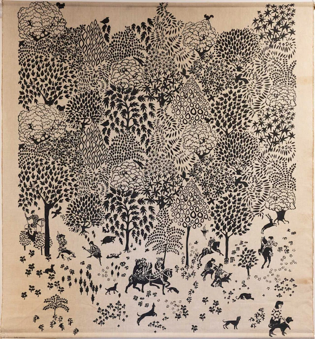 Judy Evans: A Wall Hanging Screen Print