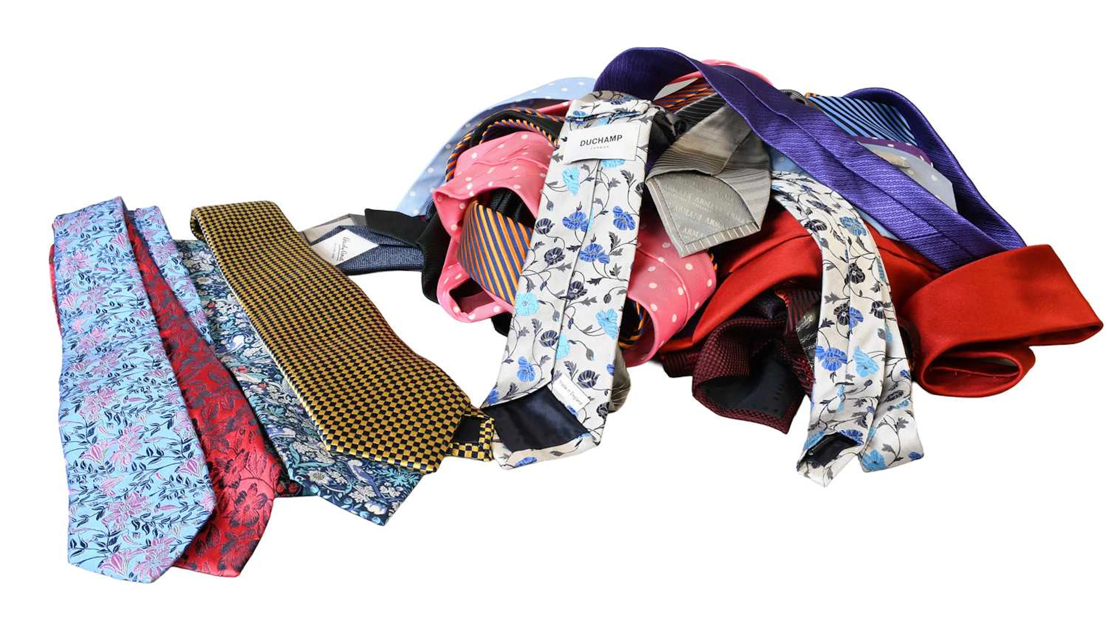 A Quantity of Men's Silk Ties, Hardy Armies, Boss, Aquascutum, Henry