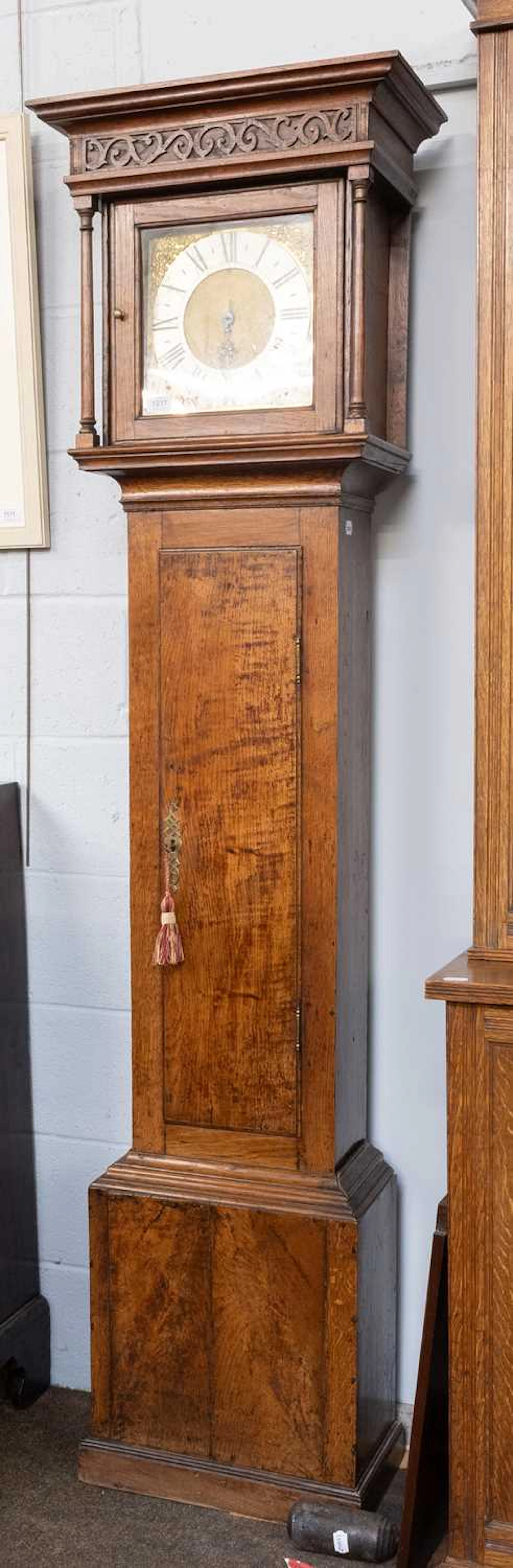 An Oak Thirty Hour Longcase Clock, mid-18th century and later