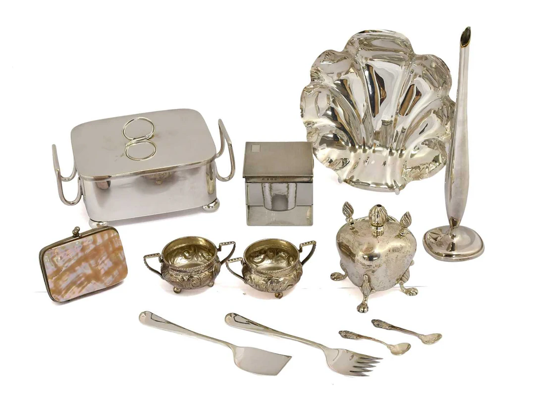 A Collection of Assorted Silver and Silver Plate