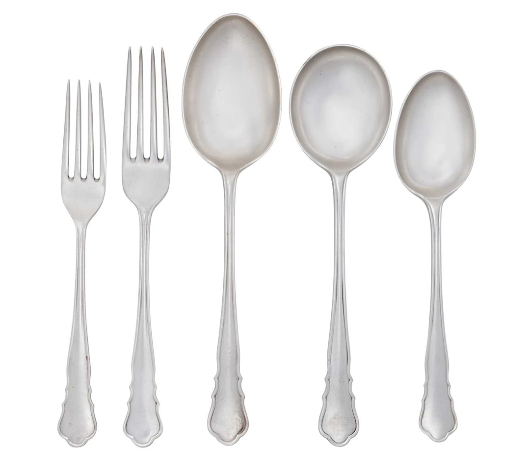 A George VI and Elizabeth II Silver Table-Service Mostly by James