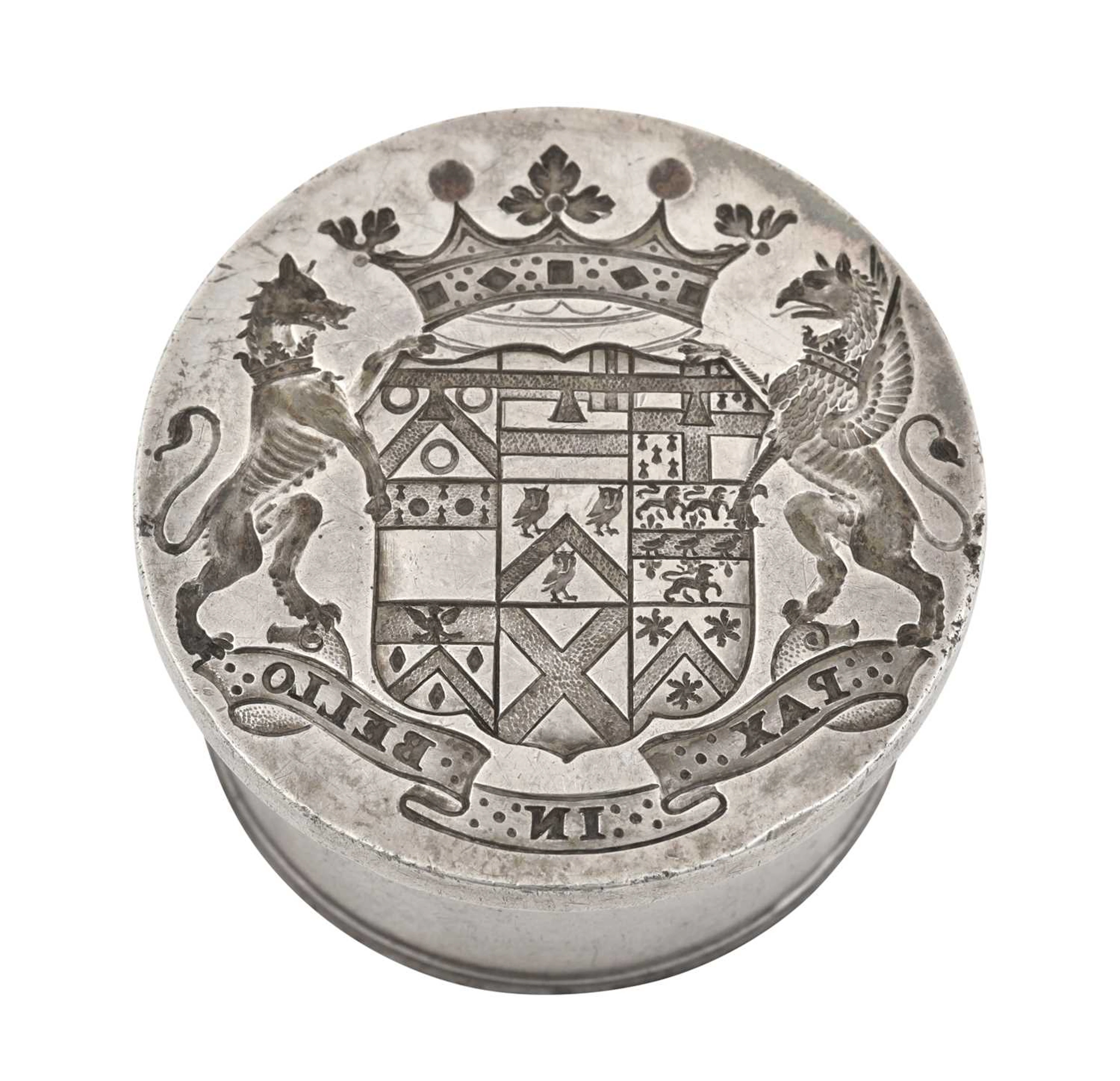 A William III or Queen Anne Silver Seal-Matrix Circa 1700, Circa 1700
