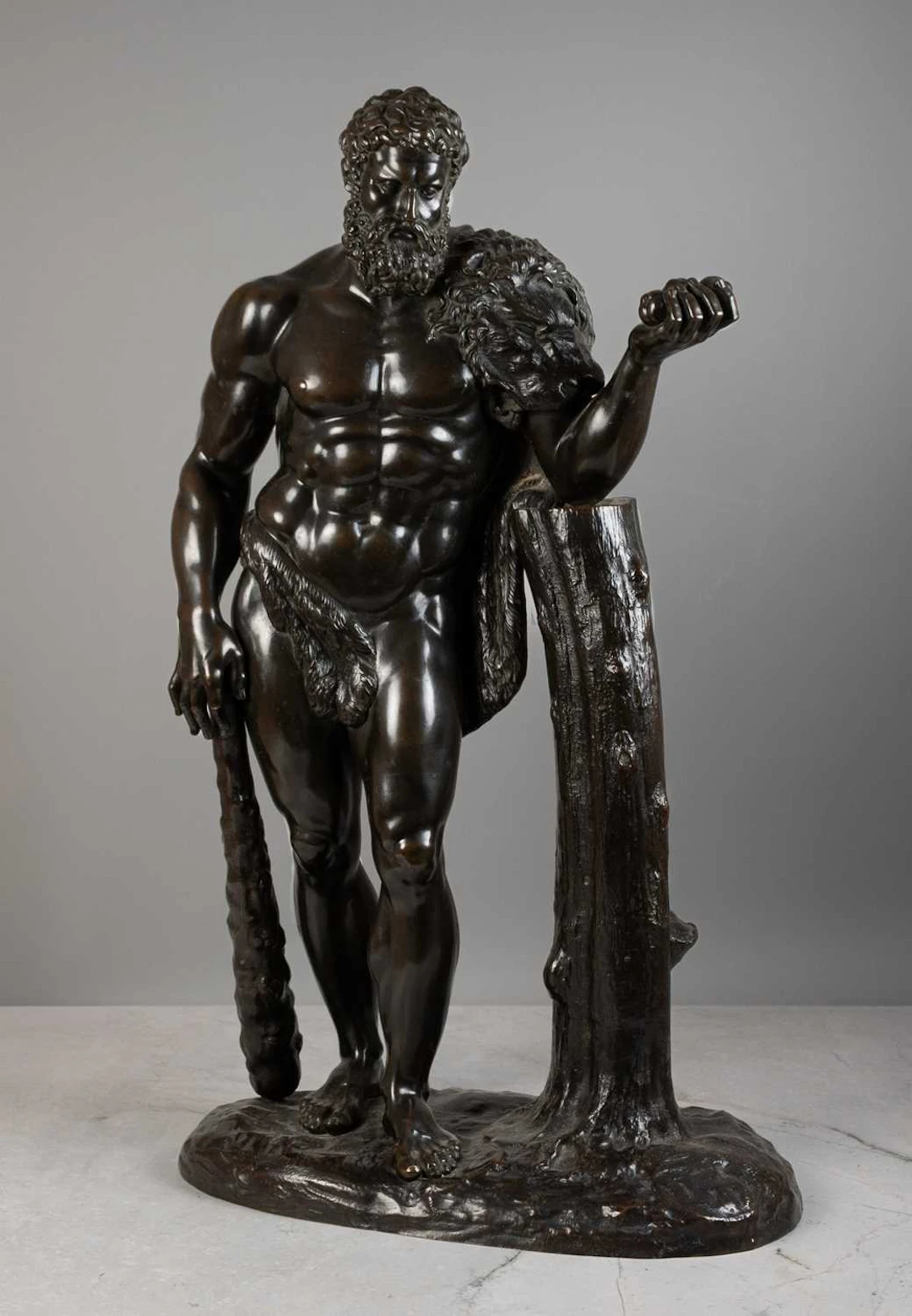 After the Antique: A Bronze Figure of the Farnese Hercules