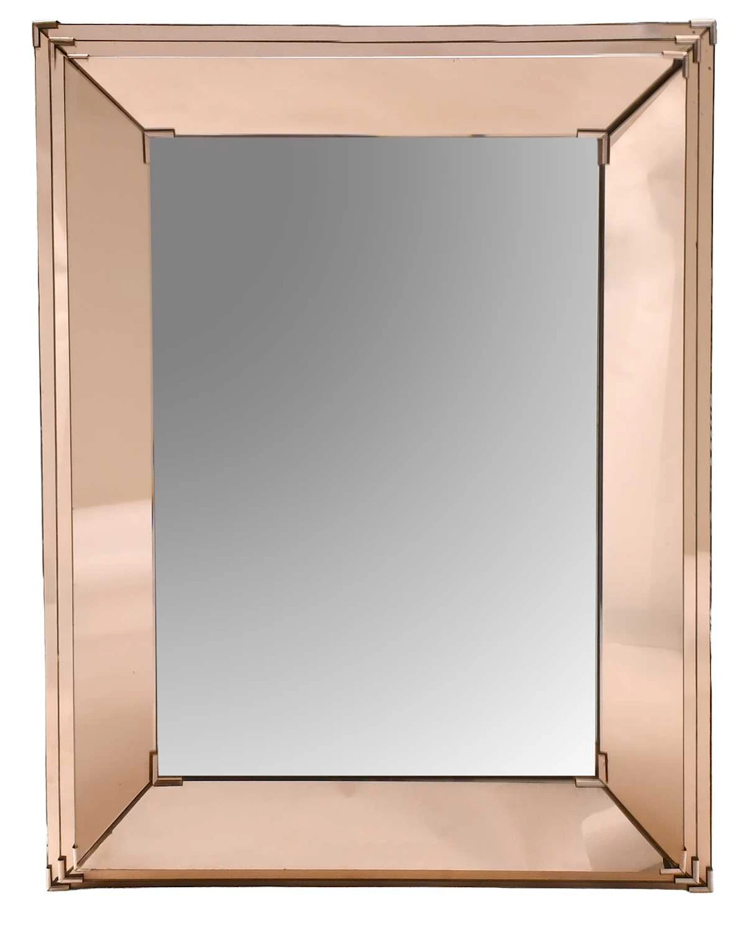 A 1950's French Trifold Mirror