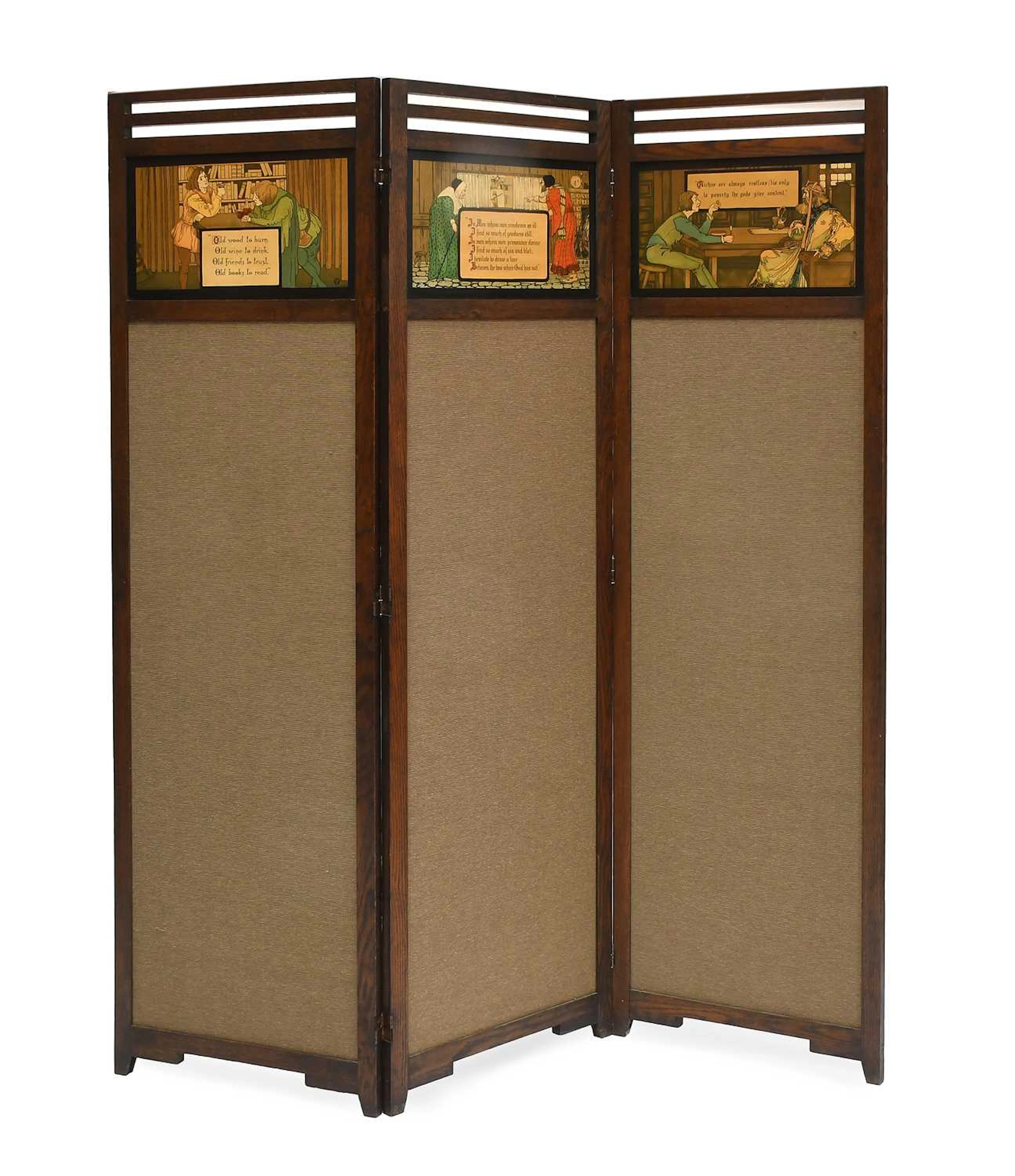 An American Taber-Prang Art Company Arts & Crafts Mission Oak Three