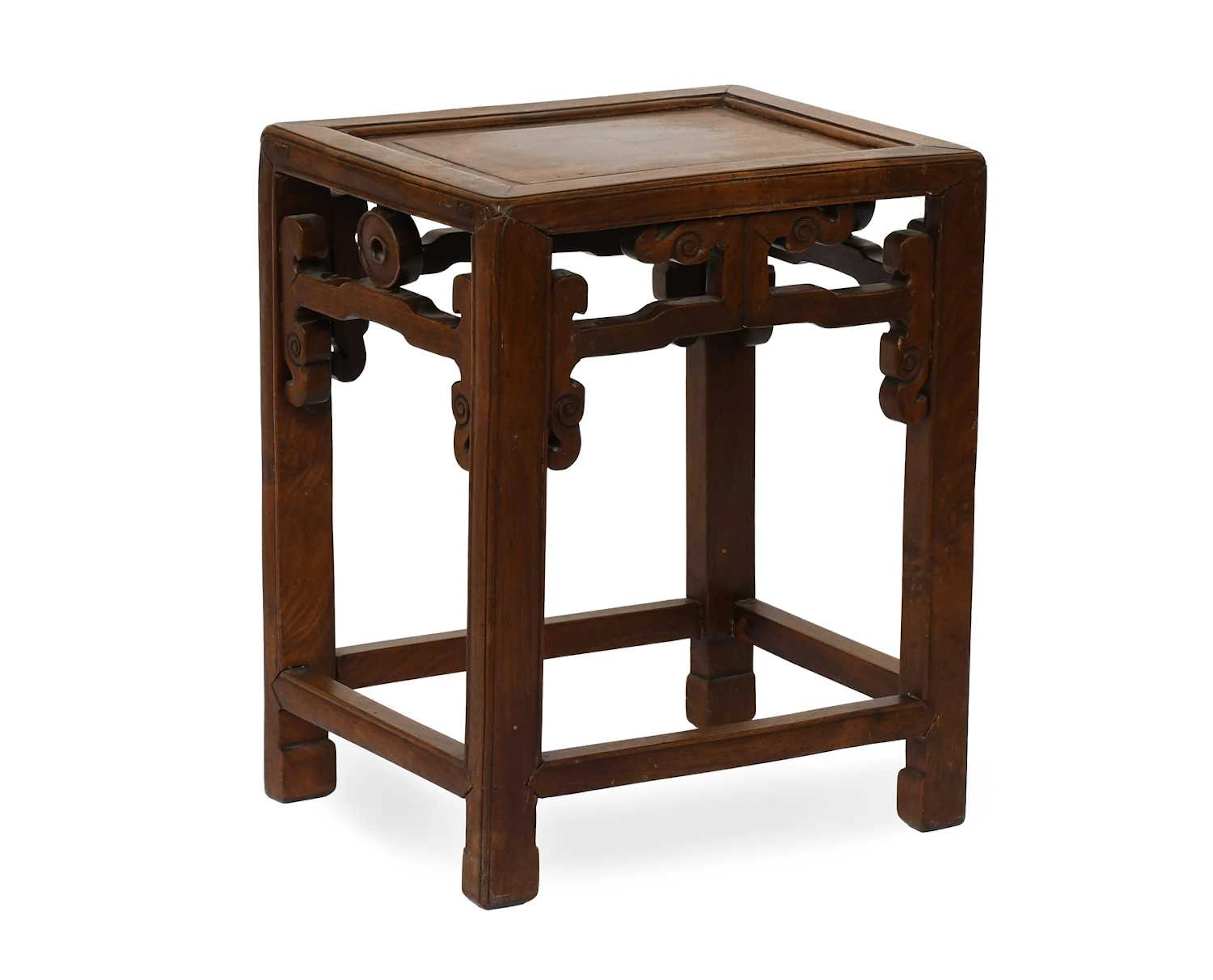 Late 19th Century Chinese Hardwood Small Table