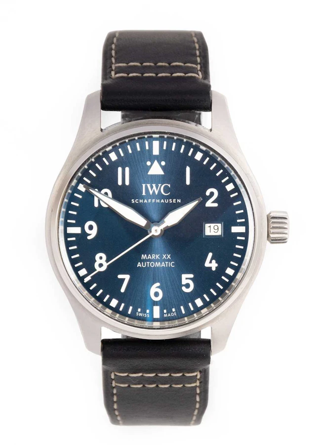 IWC: A Stainless Steel Automatic Celendar Centre Seconds Wristwatch