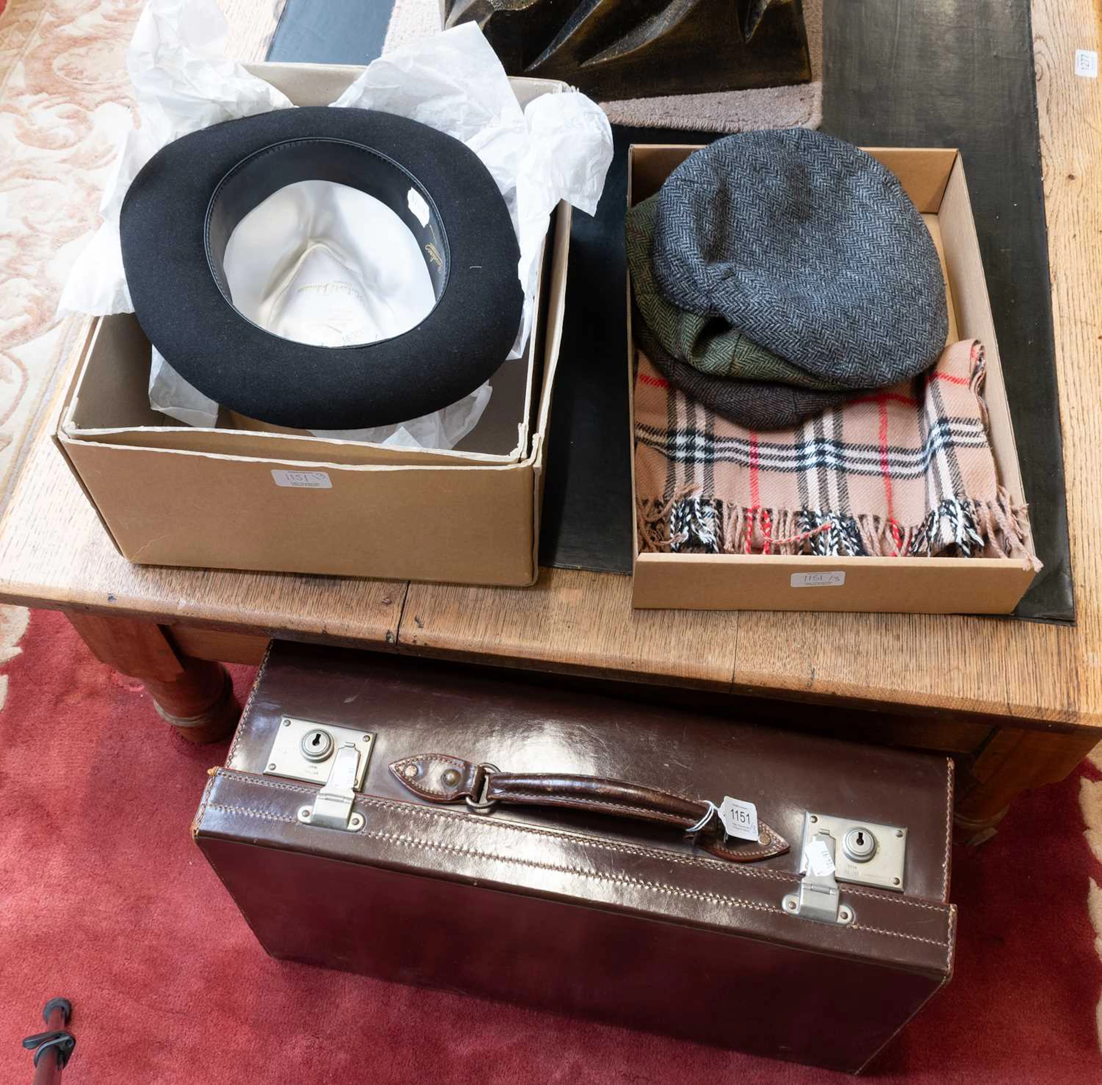 Early 20th Century Leather Gents Vanity Case