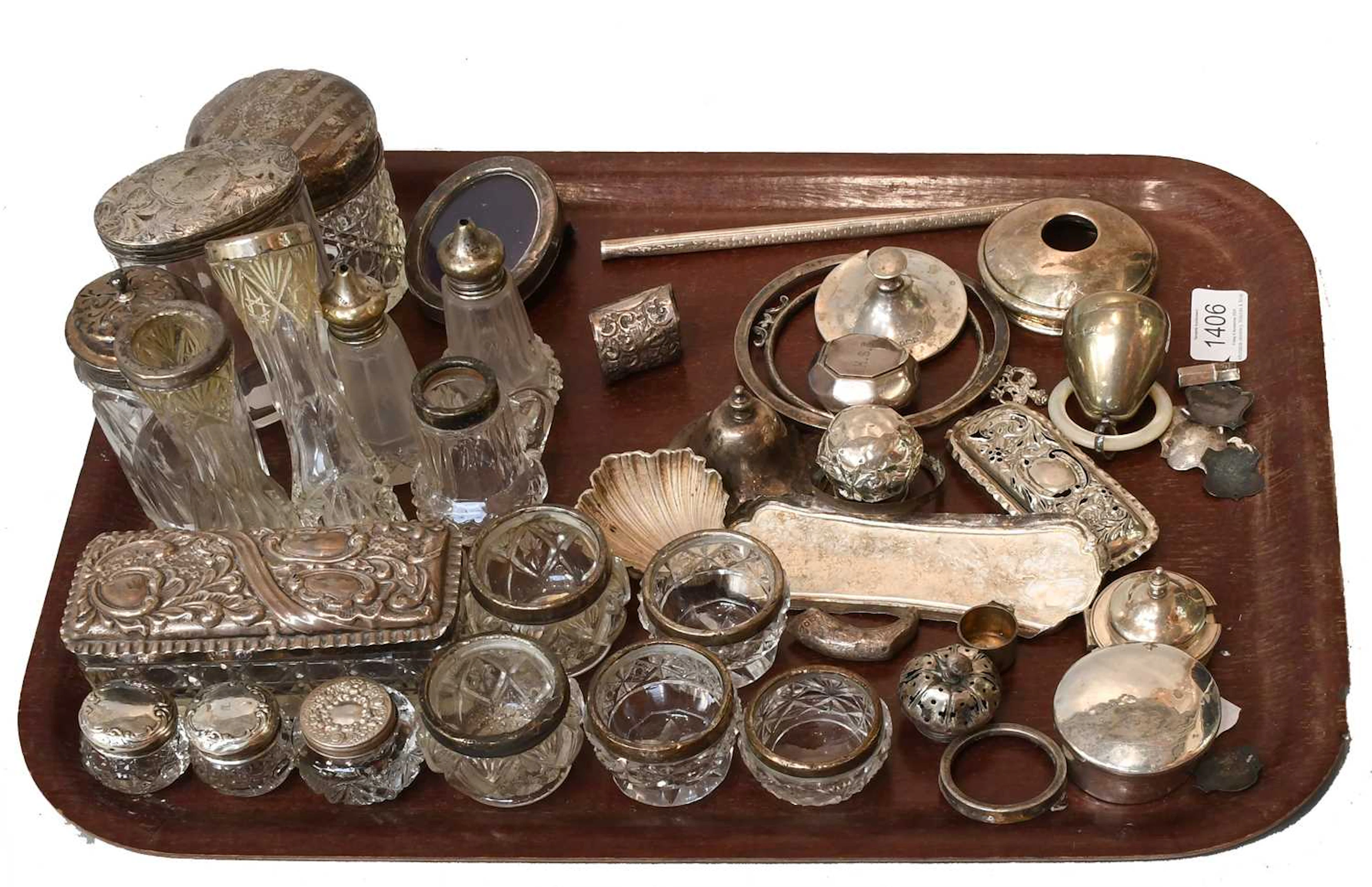 A Collection of Assorted Silver and Silver-Mounted Items