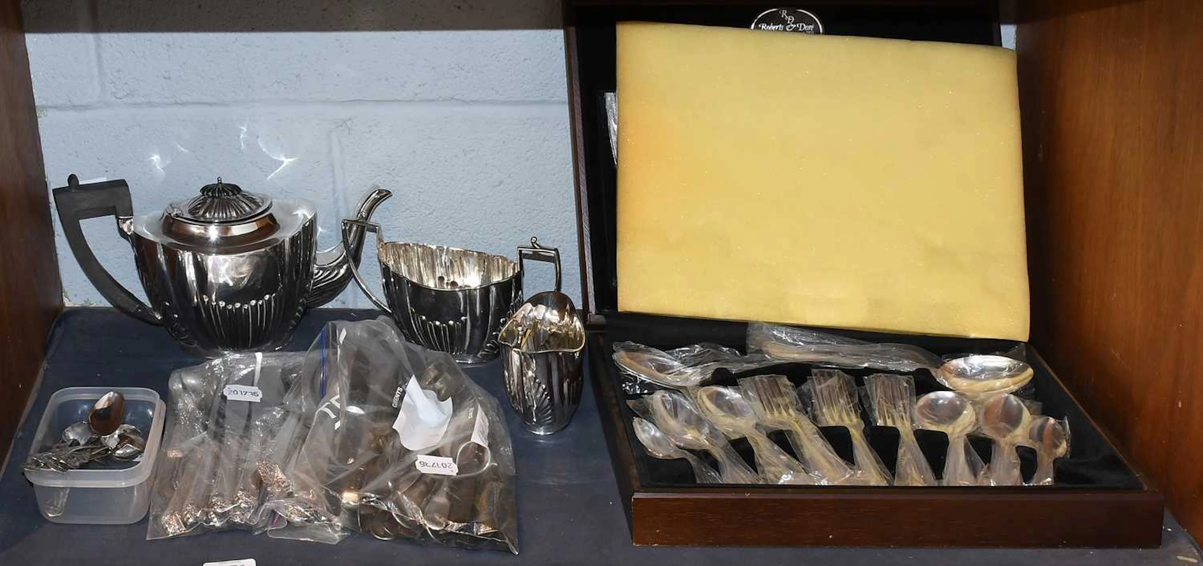 A Collection of Assorted Silver and Silver Plate