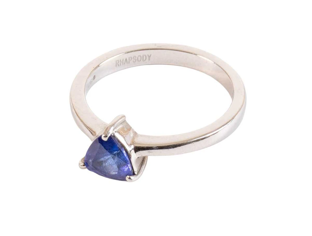 A Platinum Tanzanite Ring, by Rhapsody