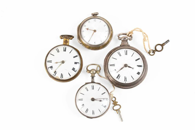 A Pair Cased Verge Pocket Watch