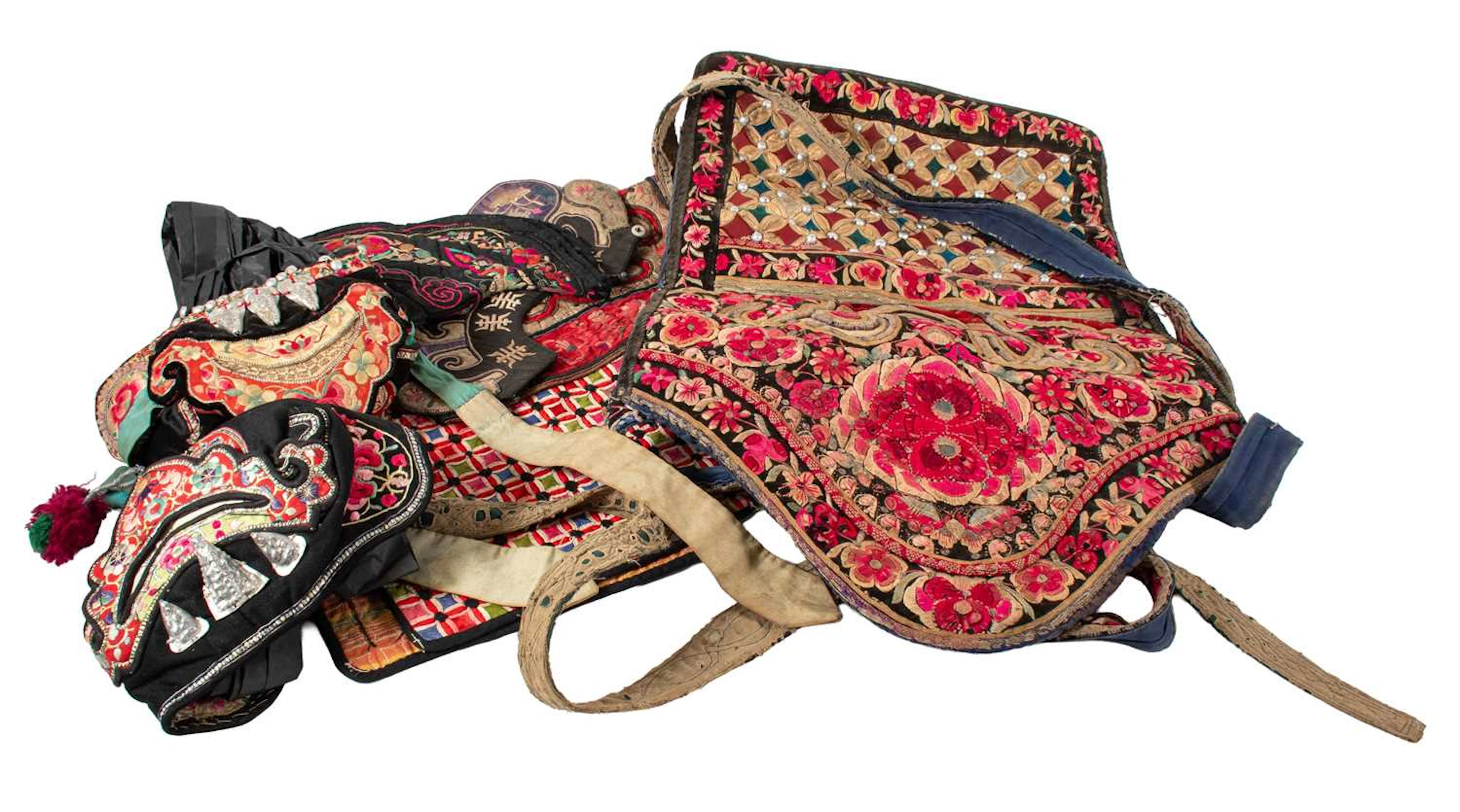 Early 20th Century Chinese Embroidered Textiles and Accessories, Hmong Miao