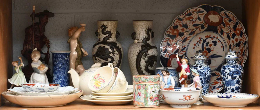 A Collection of Asian and European Ceramics