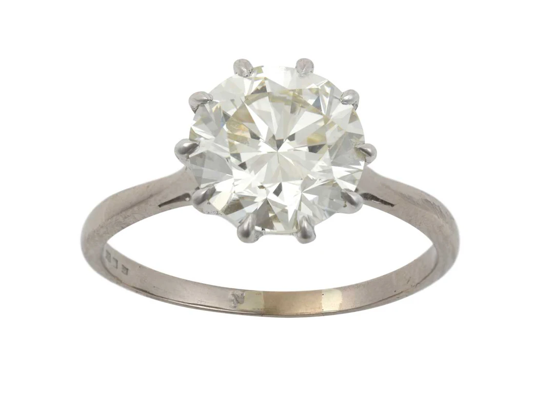 A Diamond Solitaire Ring