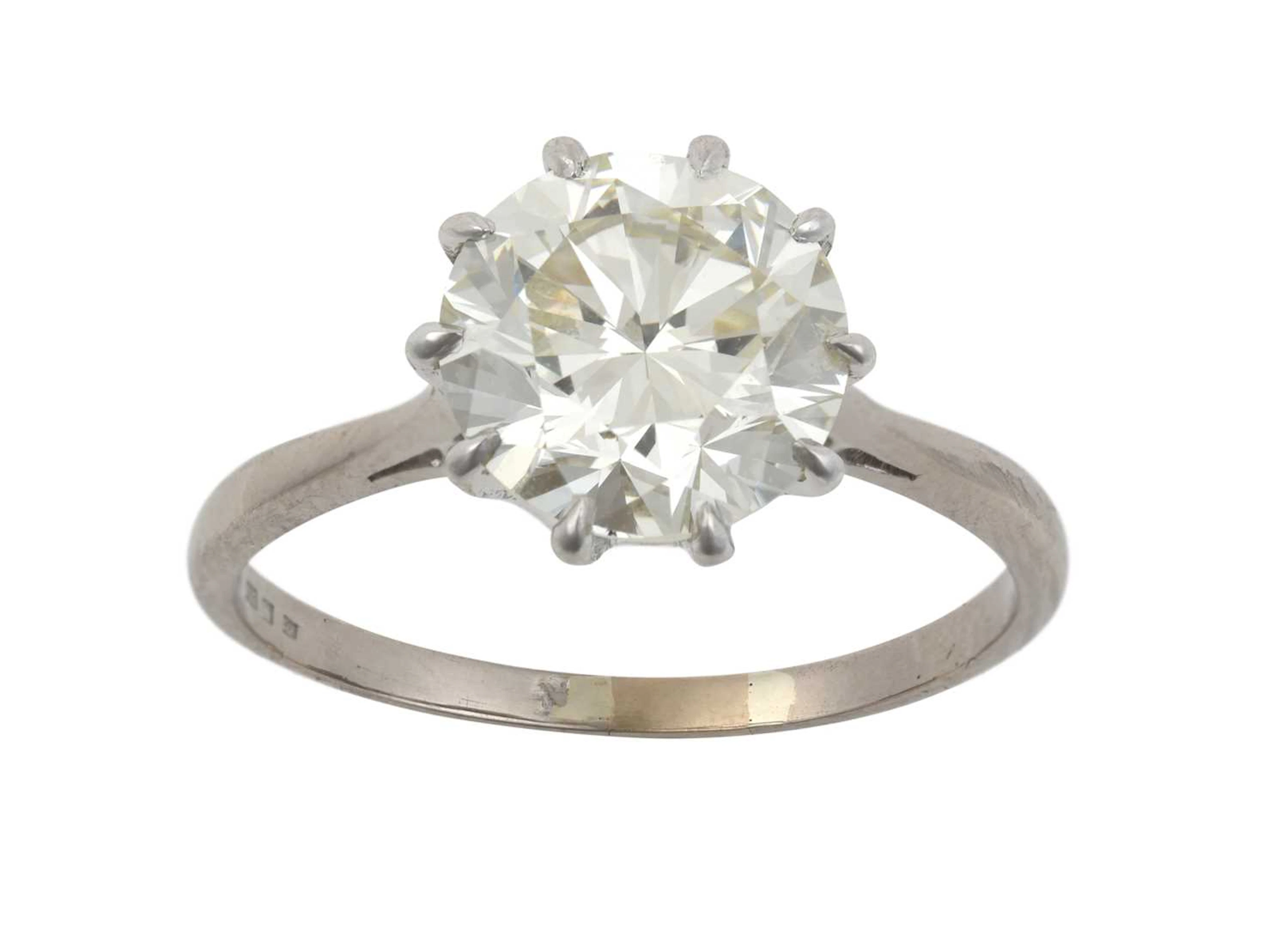 A Diamond Solitaire Ring