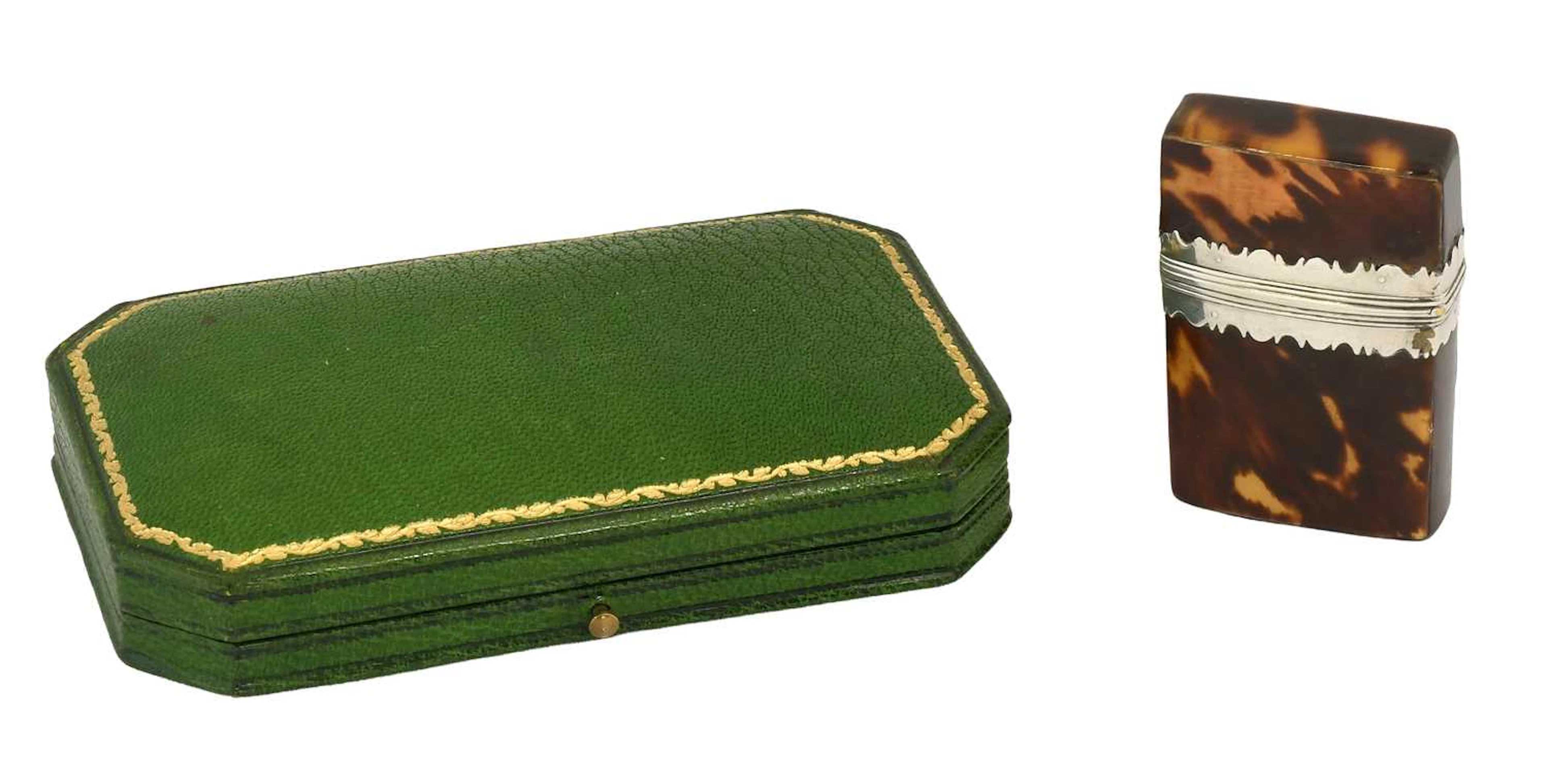 A Cased Elizabeth II Silver Sewing-Kit, Retailed by Asprey, Together With