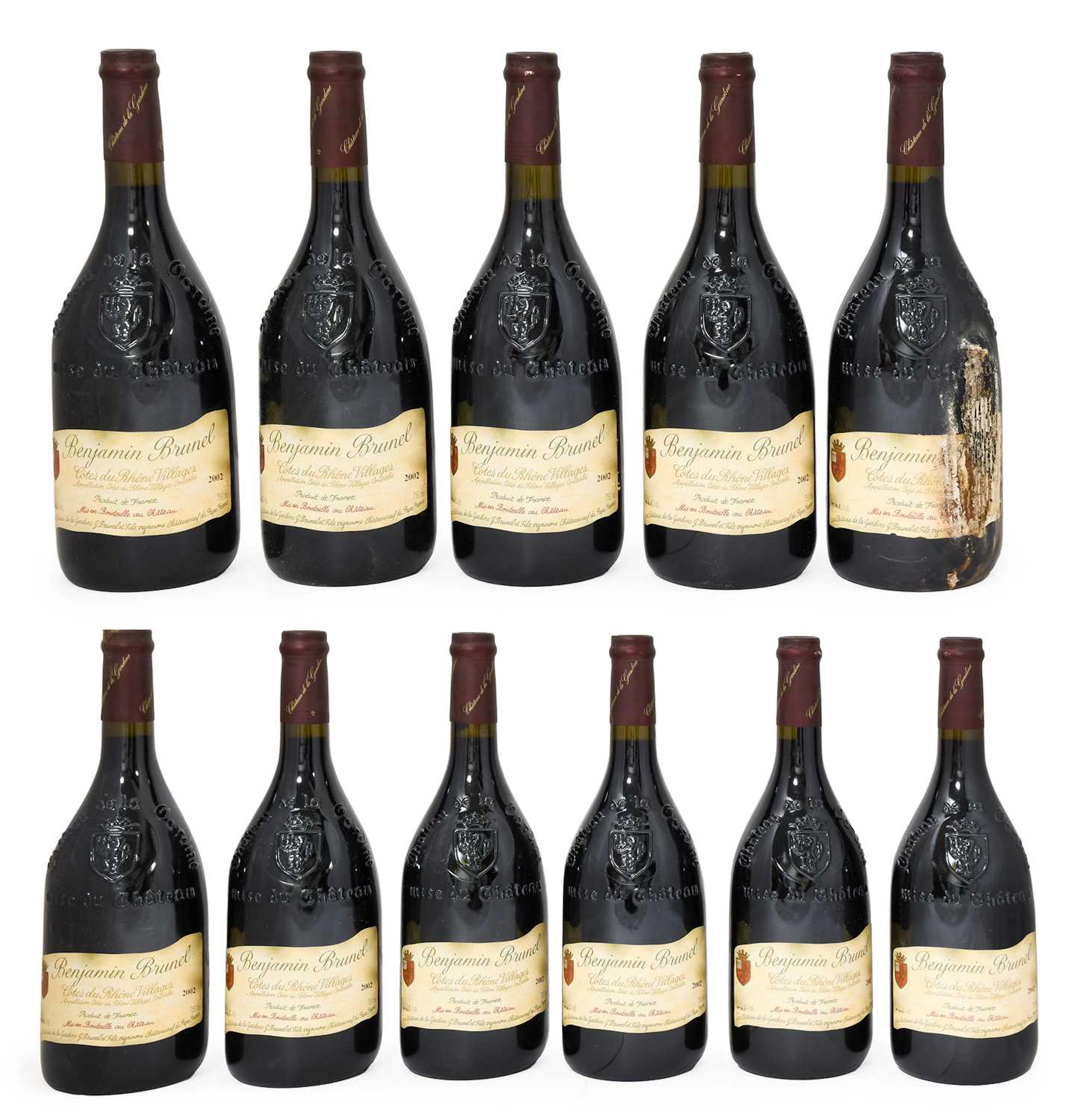 Château De La Gardine "Benjamin Brunel" 2002 Côtes du Rhone Villages