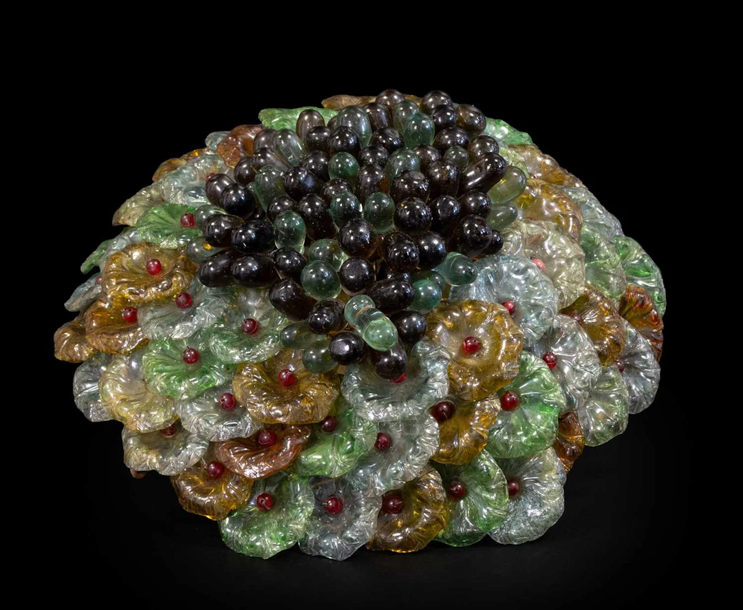 A Murano Venetian Glass Ceiling Light
