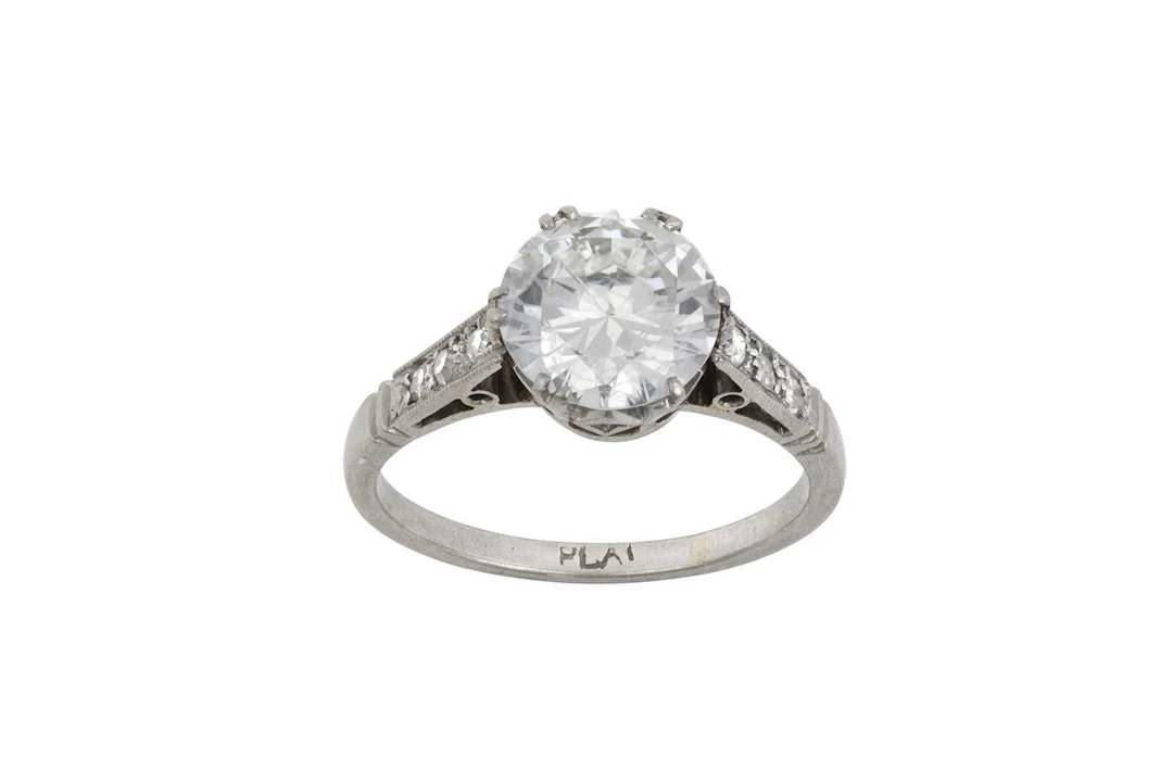 A Diamond Solitaire Ring