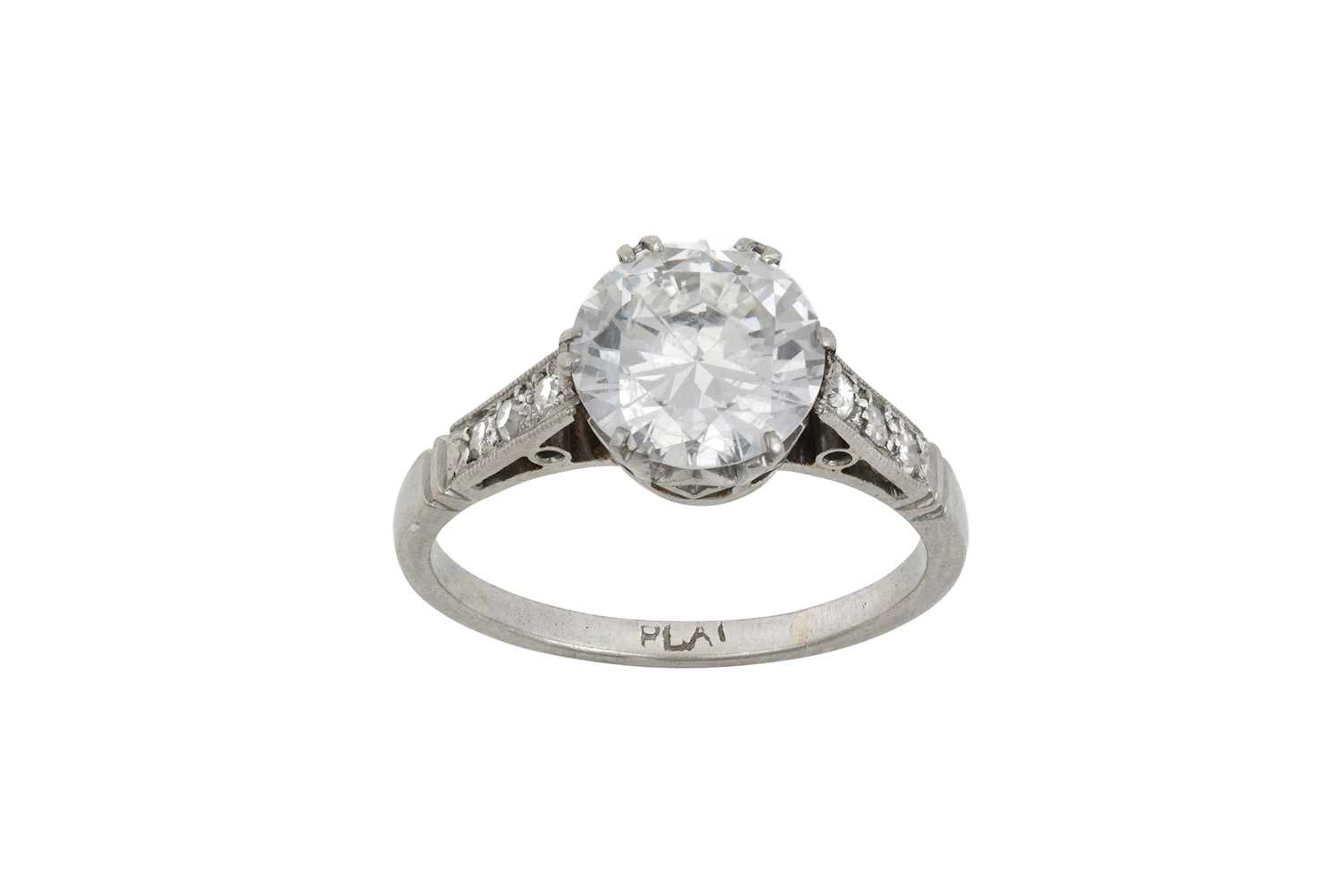 A Diamond Solitaire Ring