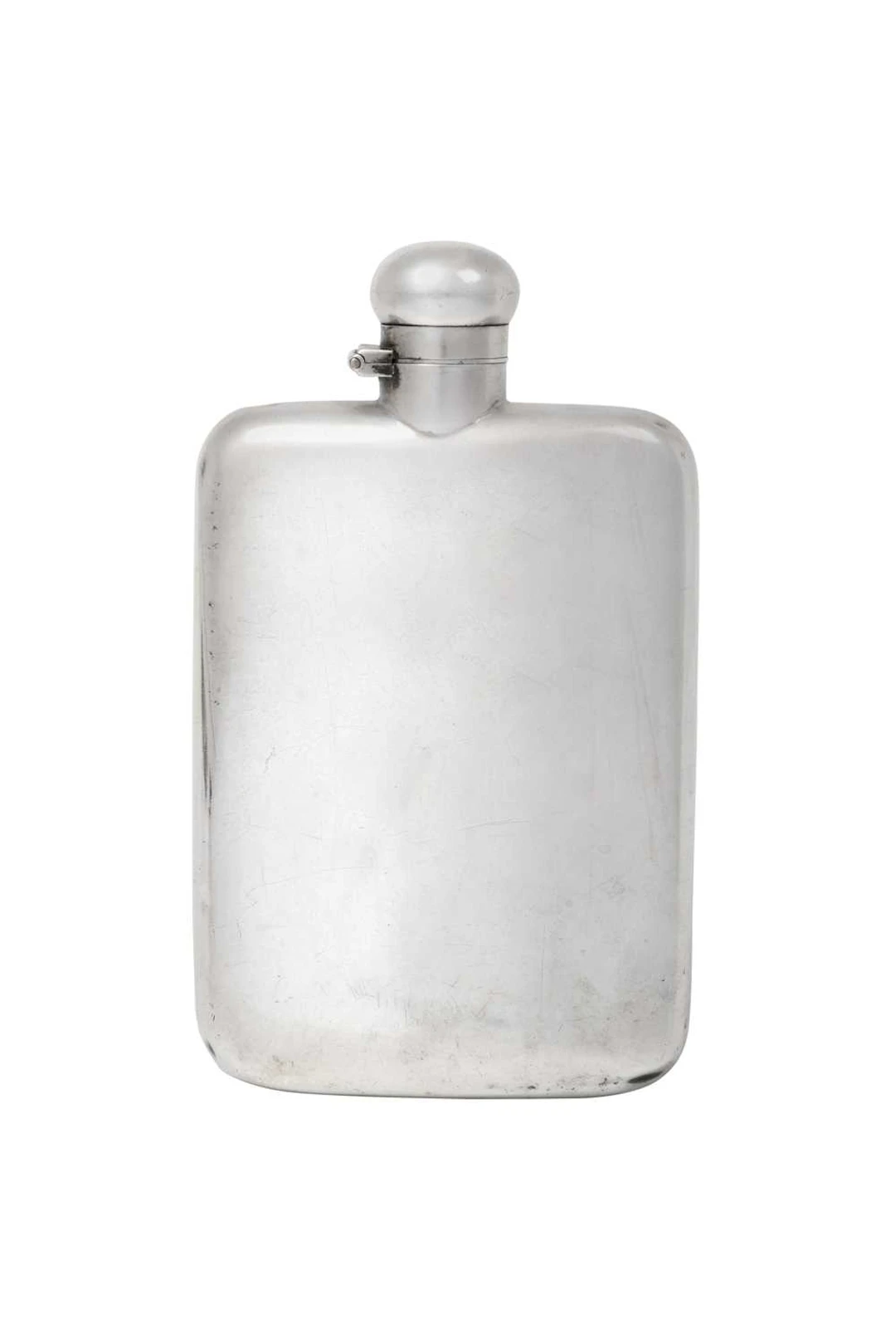 A George V Silver Spirit-Flask by William Henry Stokes and Arthur