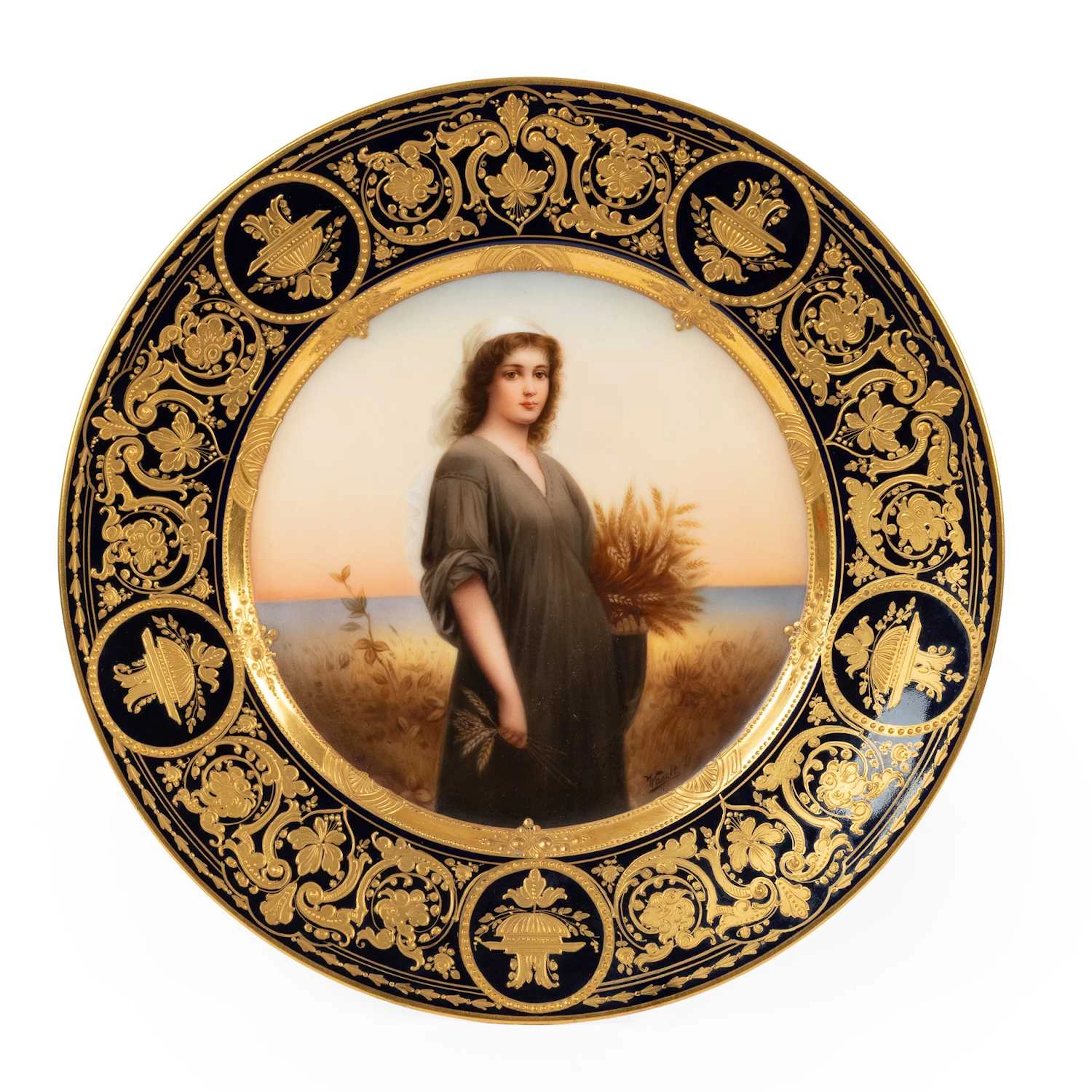 A Rosenthal Porcelain Plate, early 20th century