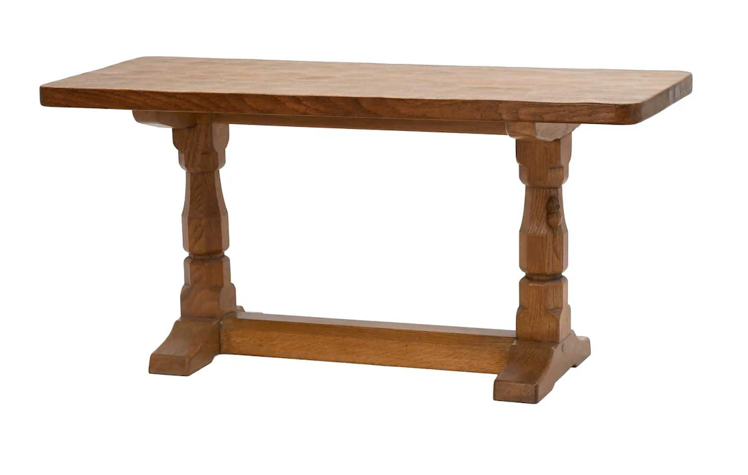 Workshop of Robert Mouseman Thompson (Kilburn): An English Oak 3ft