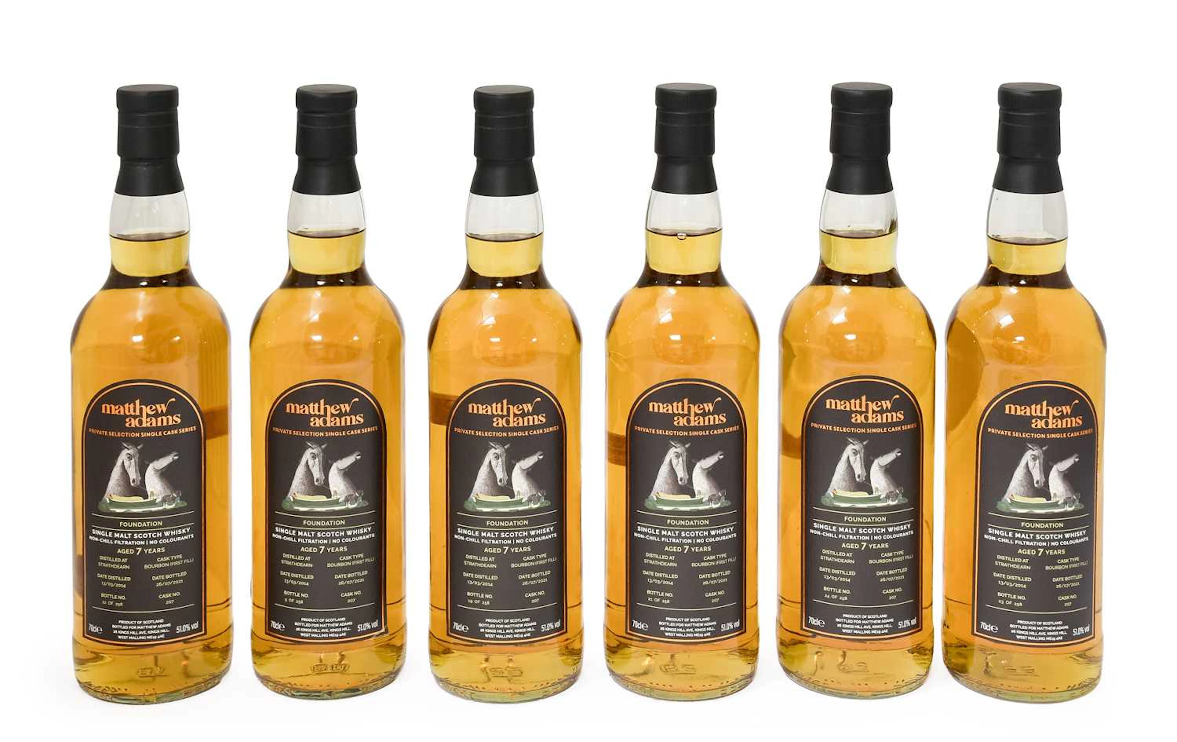 Strathdearn Highland Single Malt Scotch Whisky, bottled by Matthew