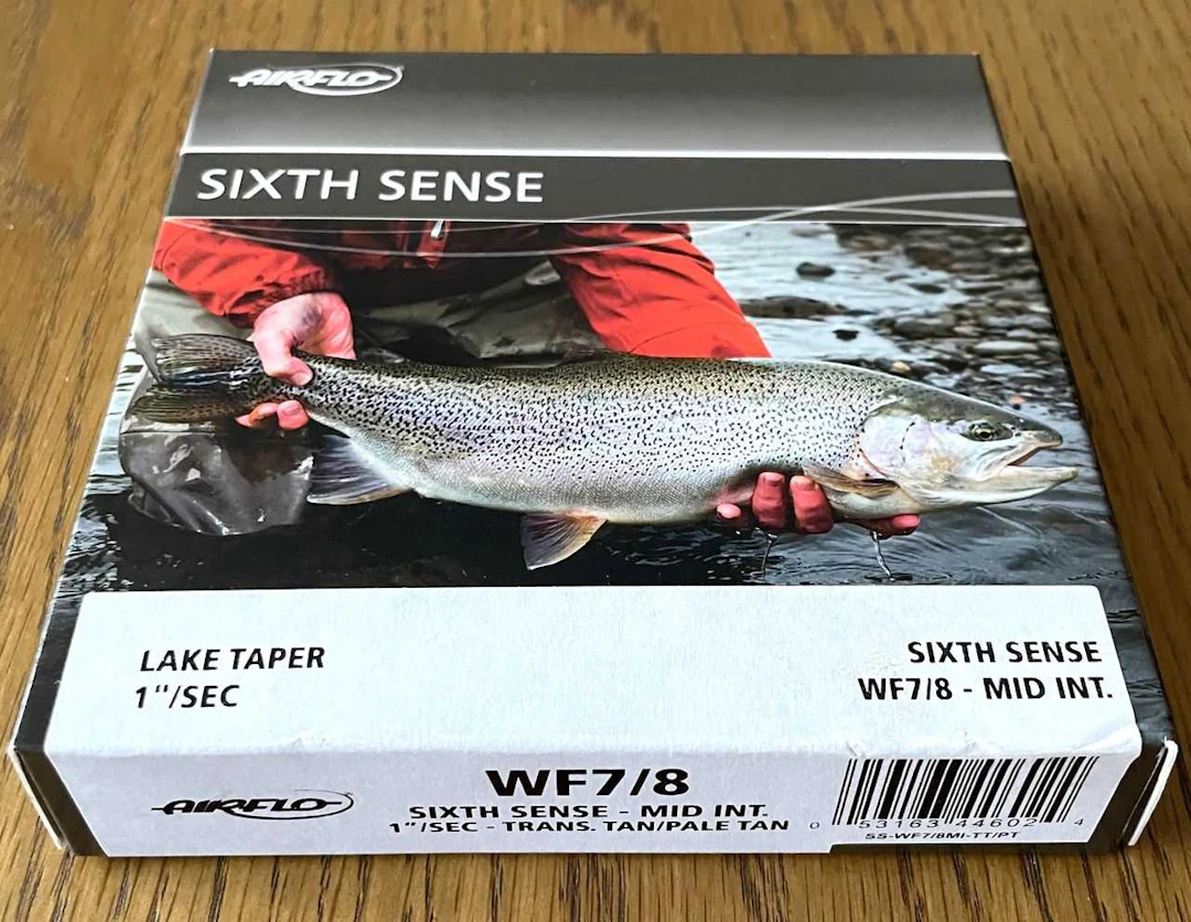Airflo Sixth Sense WF 7/8 Mid Int, Lake Taper 1.0ips Fly Line