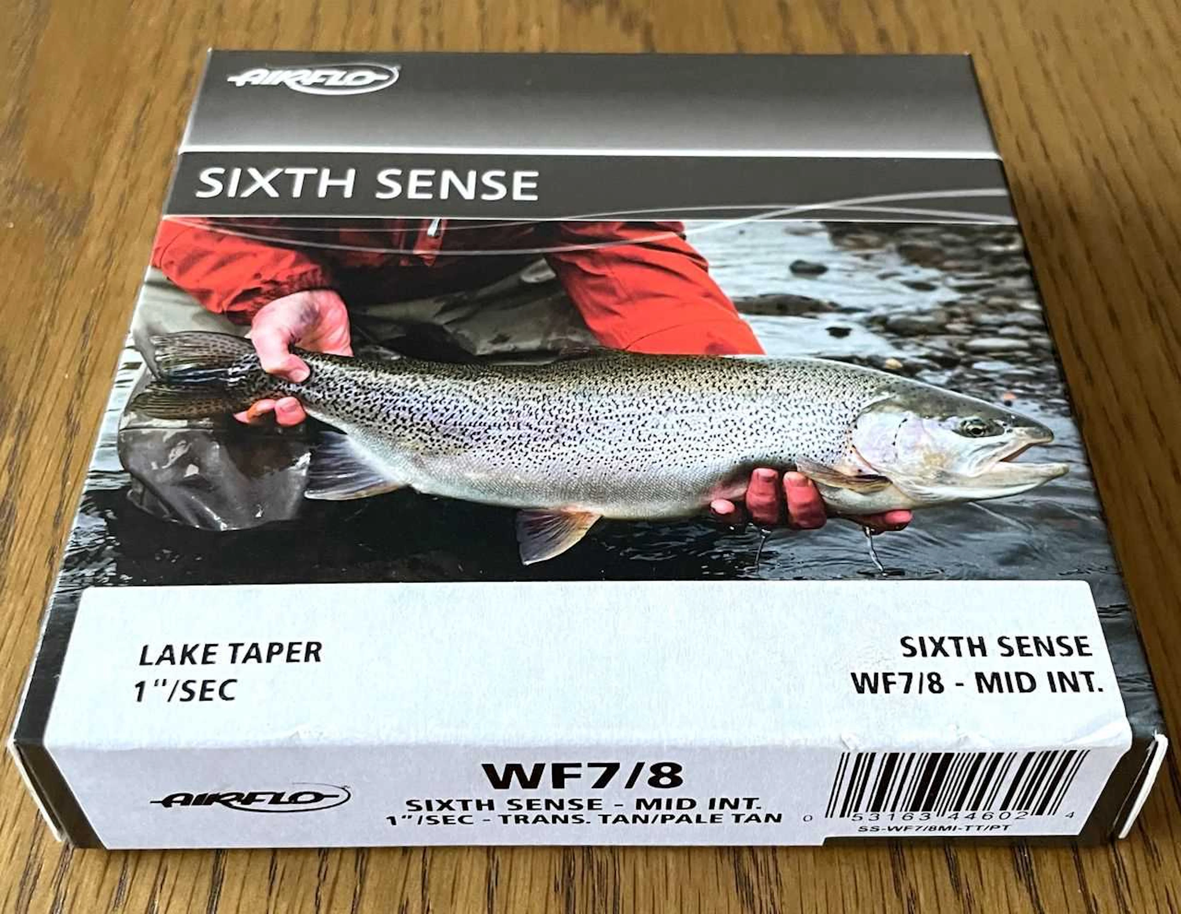 Airflo Sixth Sense WF 7/8 Mid Int, Lake Taper 1.0ips Fly Line