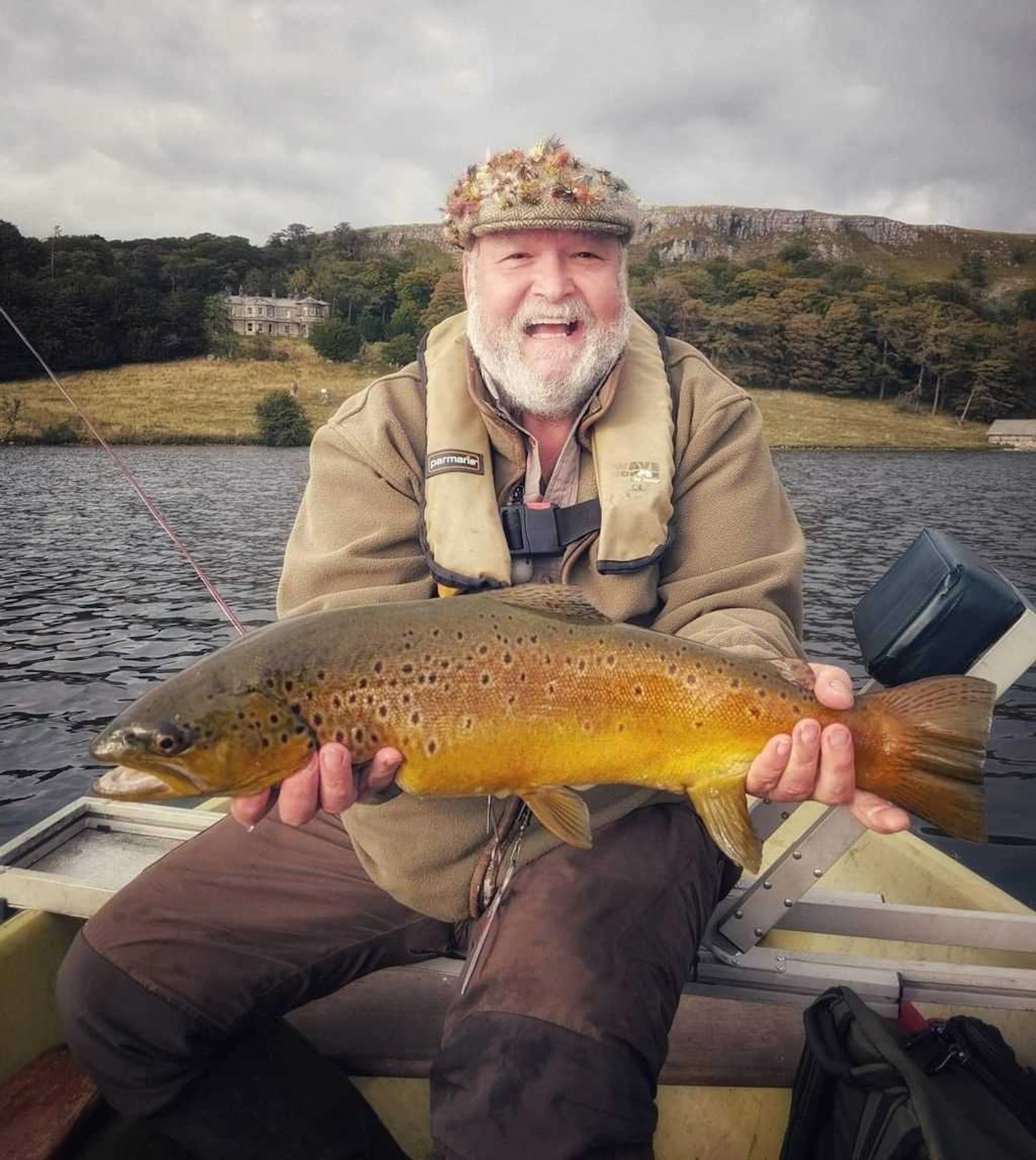 A Day Boat Fishing on Malham Tarn, guided by Melvyn Wood