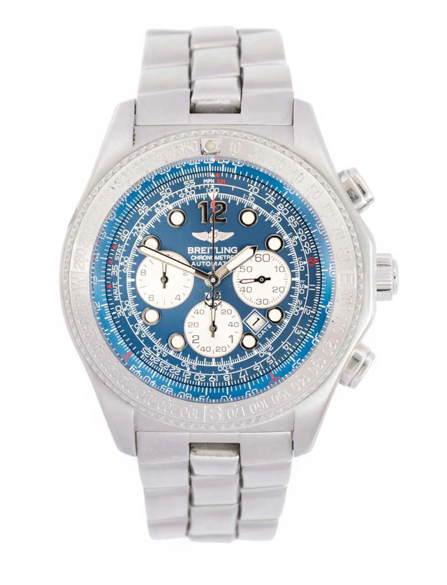 Breitling: A Stainless Steel Automatic Calendar Chronograph Wristwatch