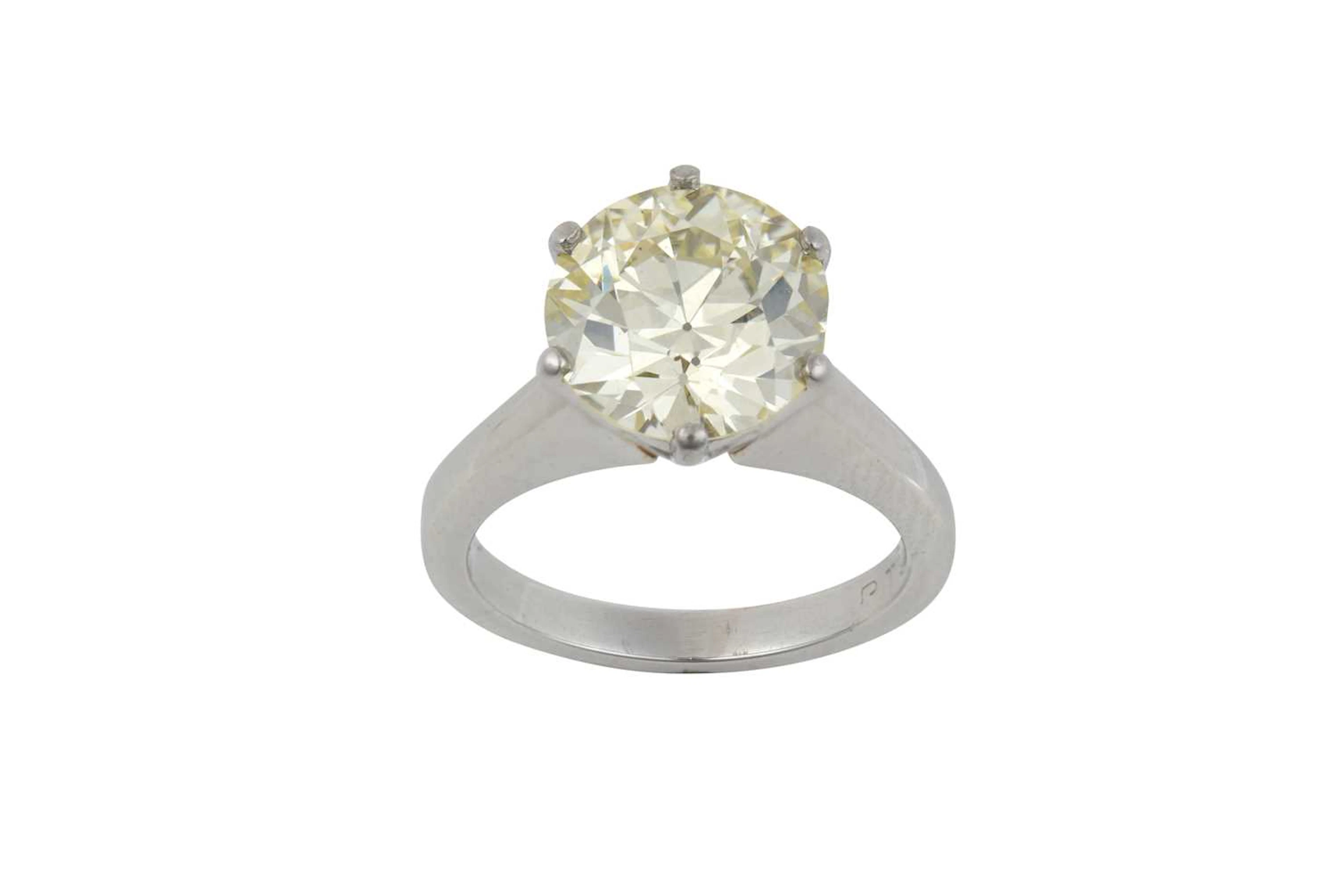 A Diamond Solitaire Ring