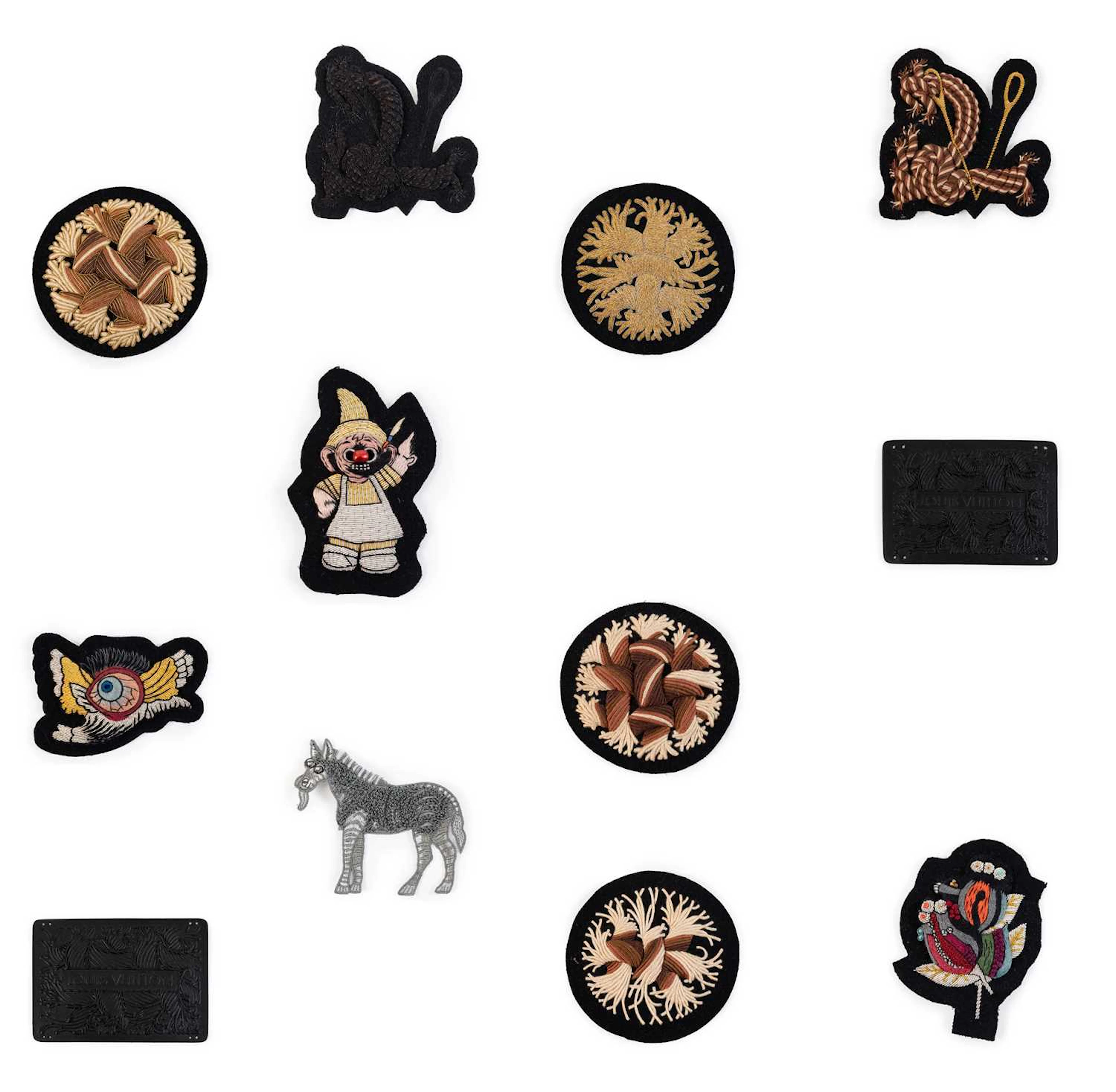Louis Vuitton Machine Embroidered Patches, The Edward Crutchley Research