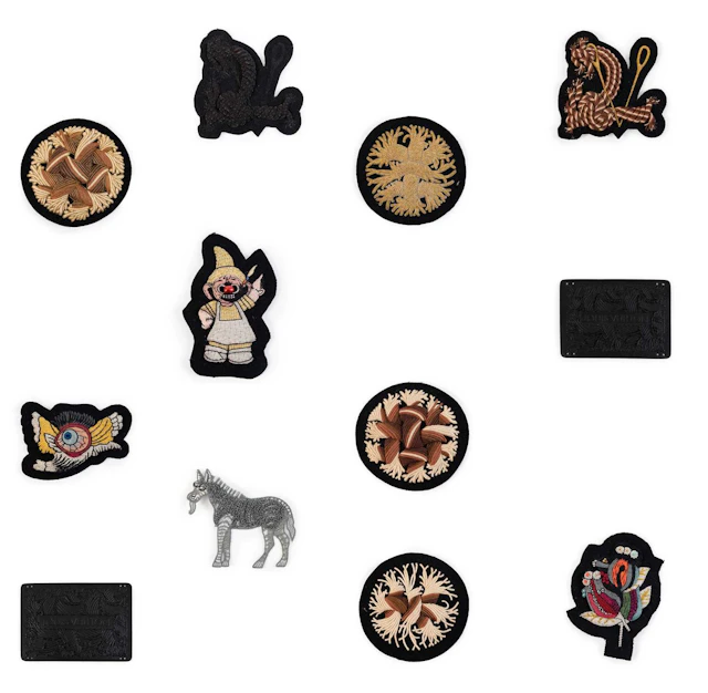 Louis Vuitton Machine Embroidered Patches, The Edward Crutchley Research