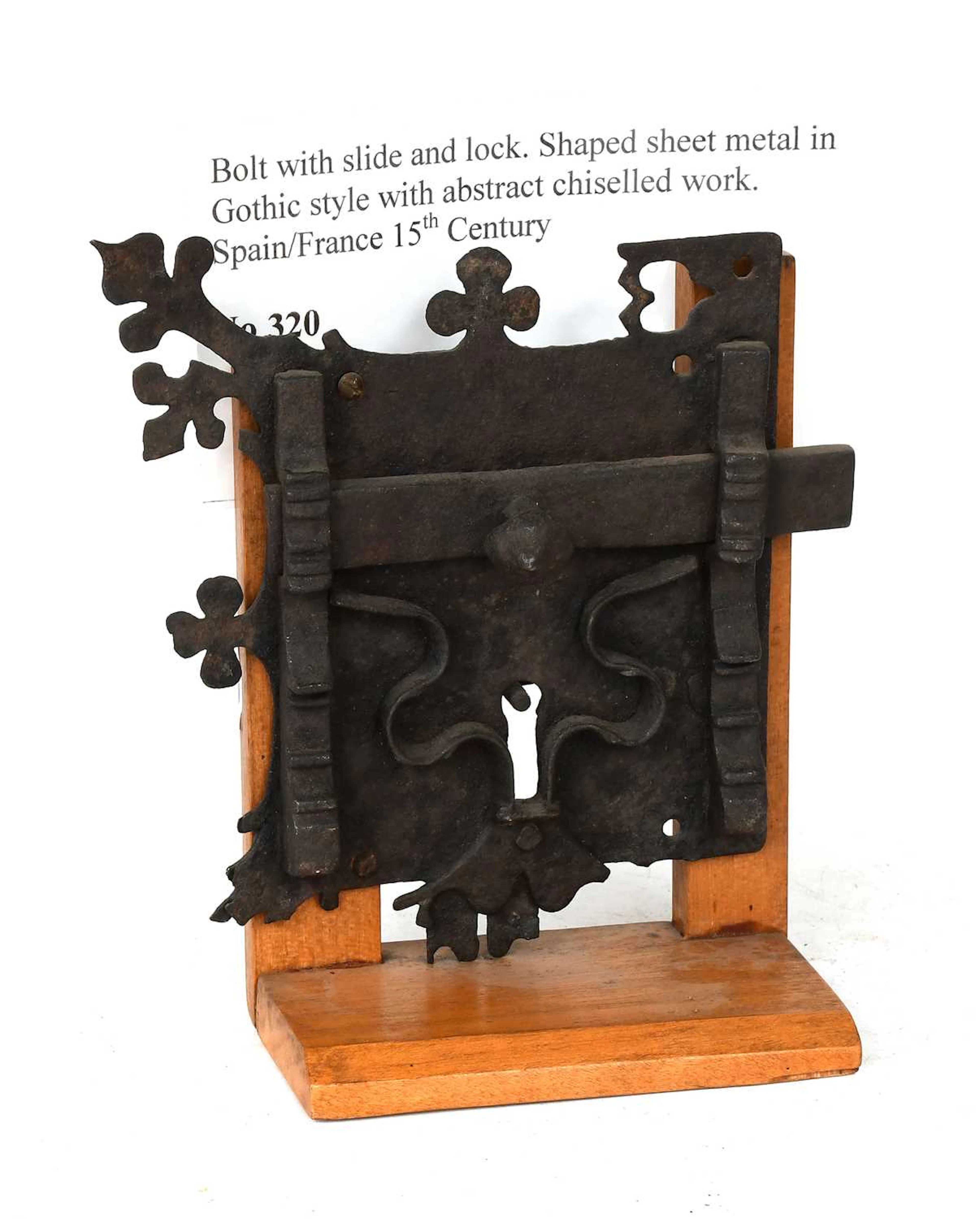 An Iron Lock, Spanish/French, 15th century