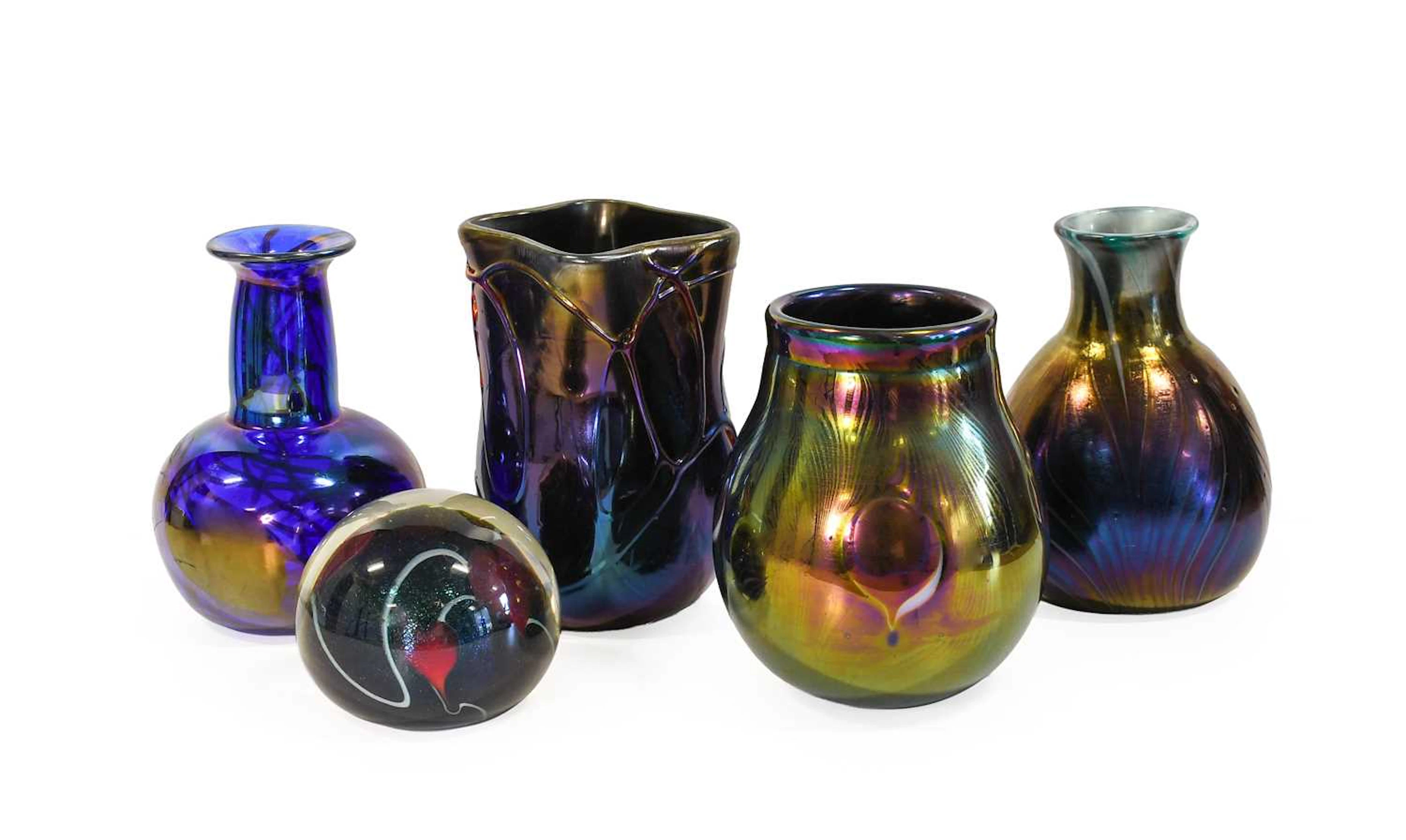John Ditchfield (b.1952) for Glasform: A Glass Paperweight, Four John