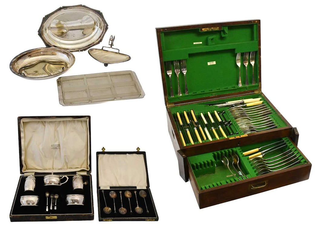 A Collection of Assorted Silver and Silver Plate