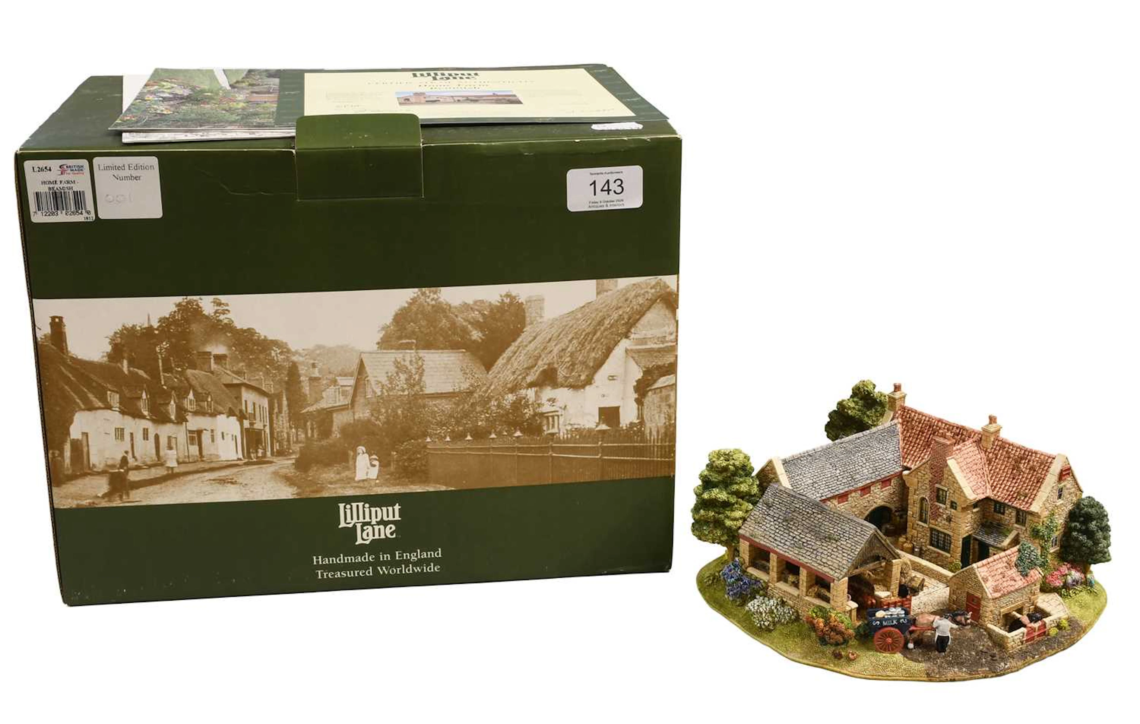 Lilliput Lane: Home Farm, Beamish, Limited Edition Number 001